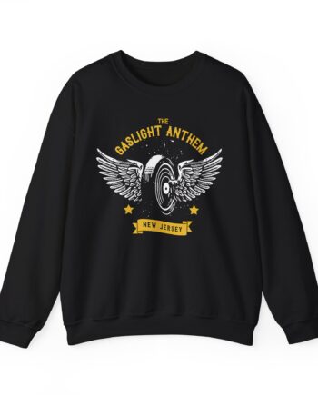 Gaslight Anthem Flying Wheel Unisex Heavy Blend™ Crewneck Sweatshirt
