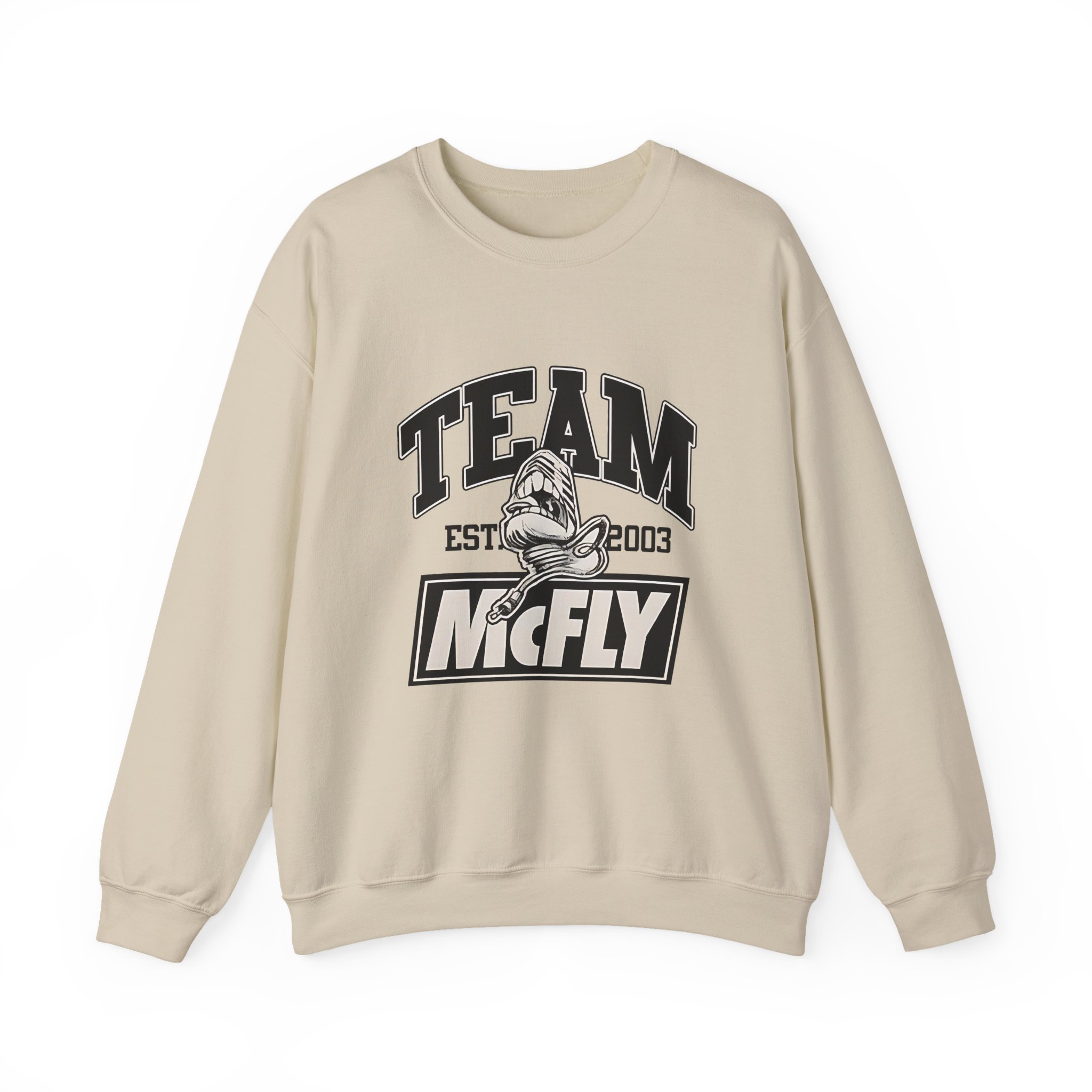 Mcfly Ecru Unisex Heavy Blend Crewneck Sweatshirt