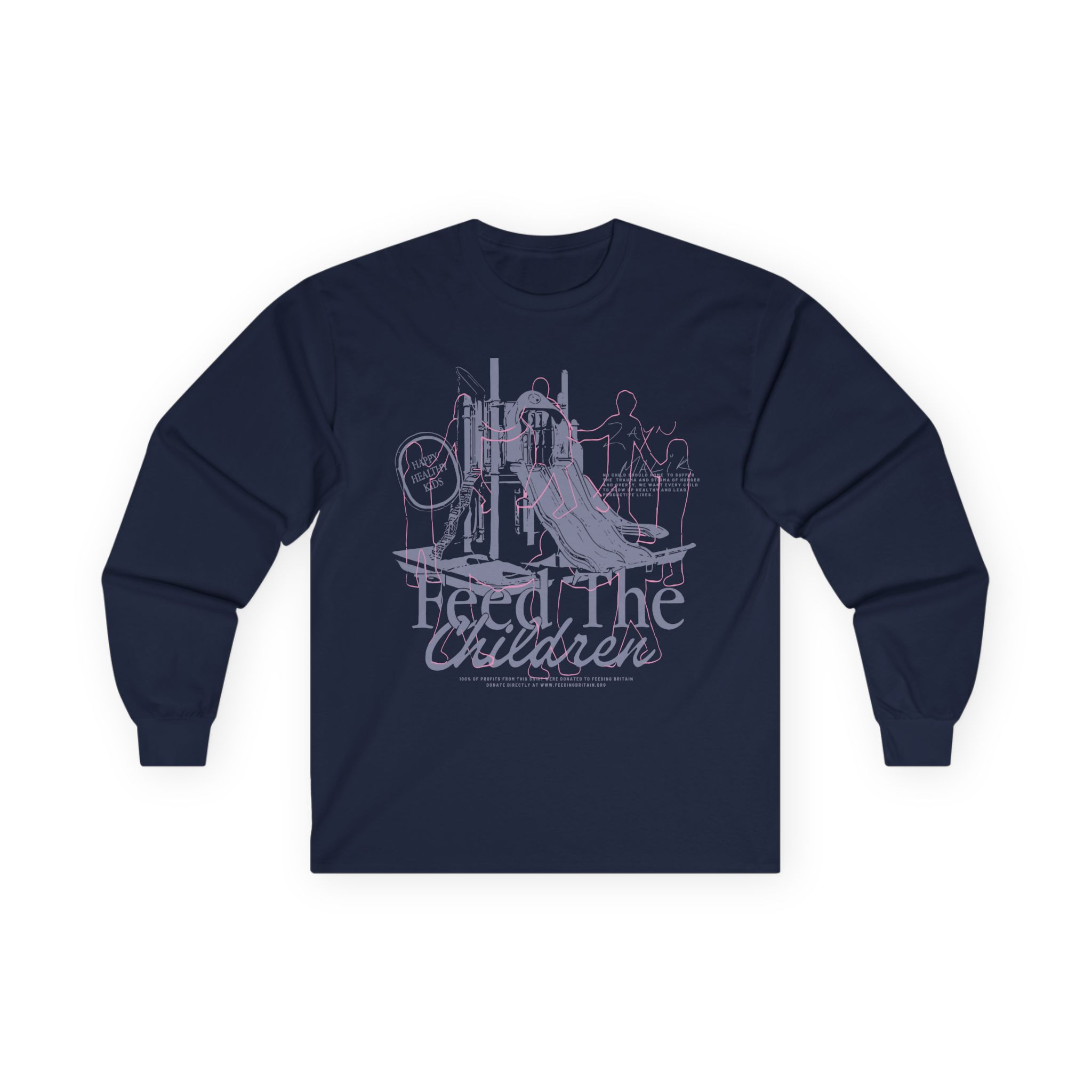 Zayn Malik Zayn X Feeding Britain Future Unisex Ultra Cotton Long Sleeve Tee