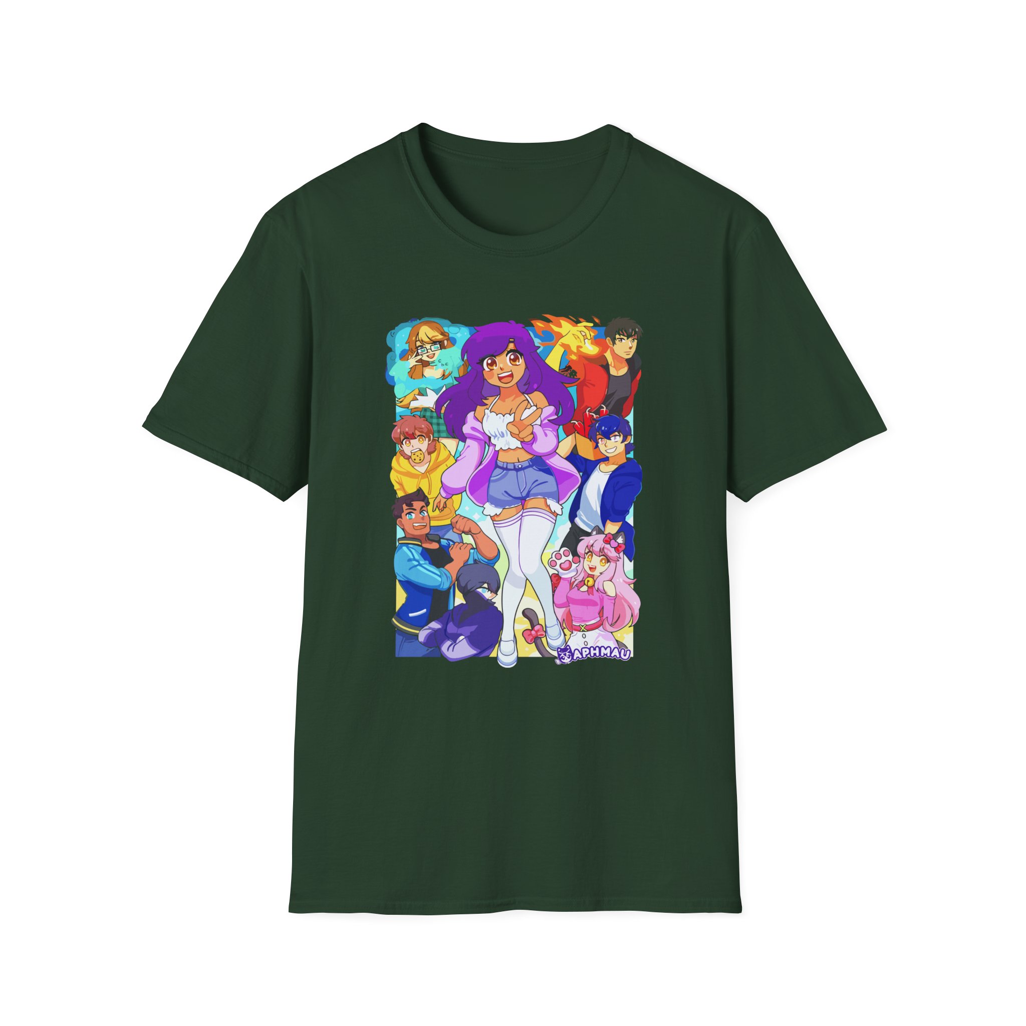 Aphmau & Friends Unisex Softstyle T-Shirt