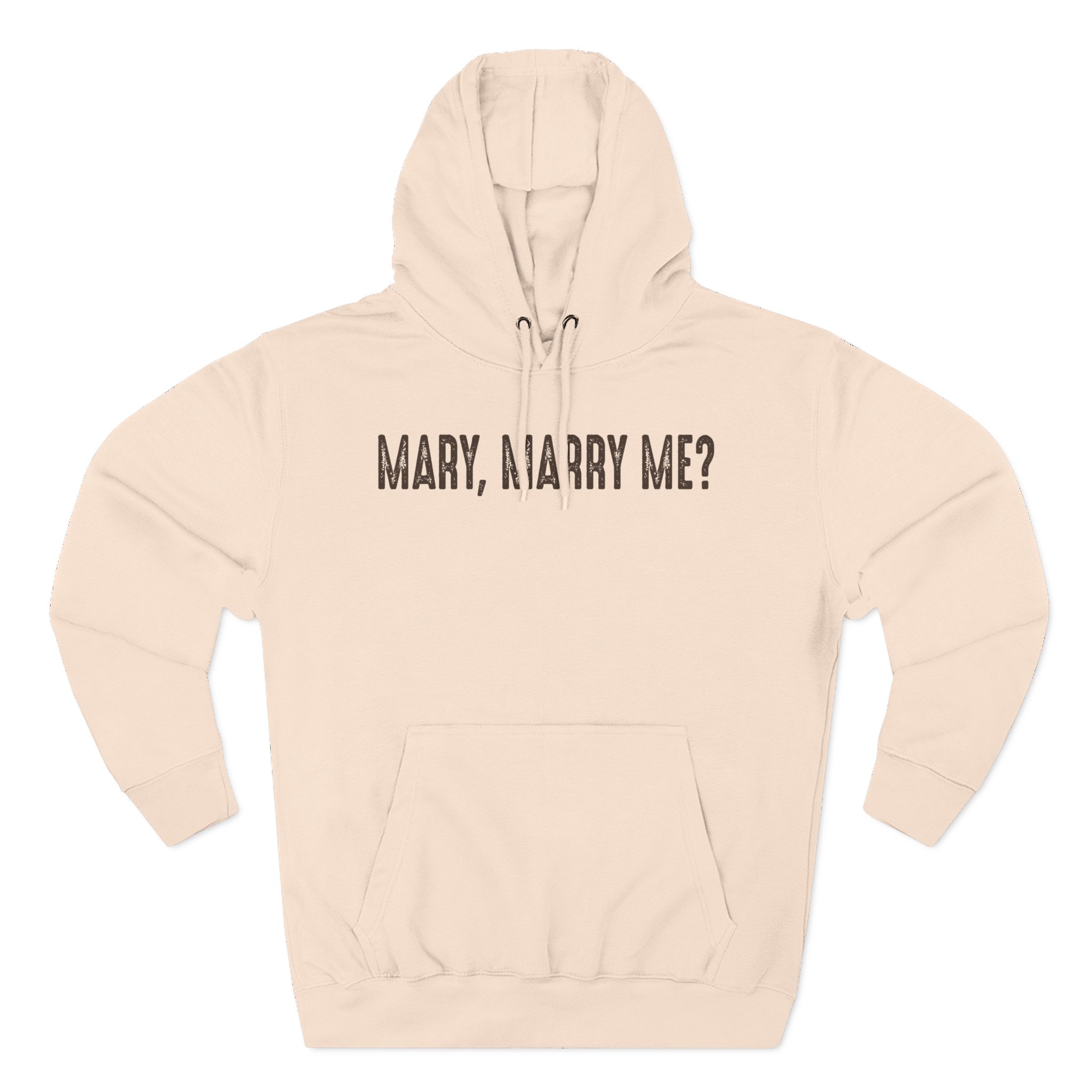 Royel Otis Mary Marry Me Faded Powder Three-Panel Fleece Hoodie