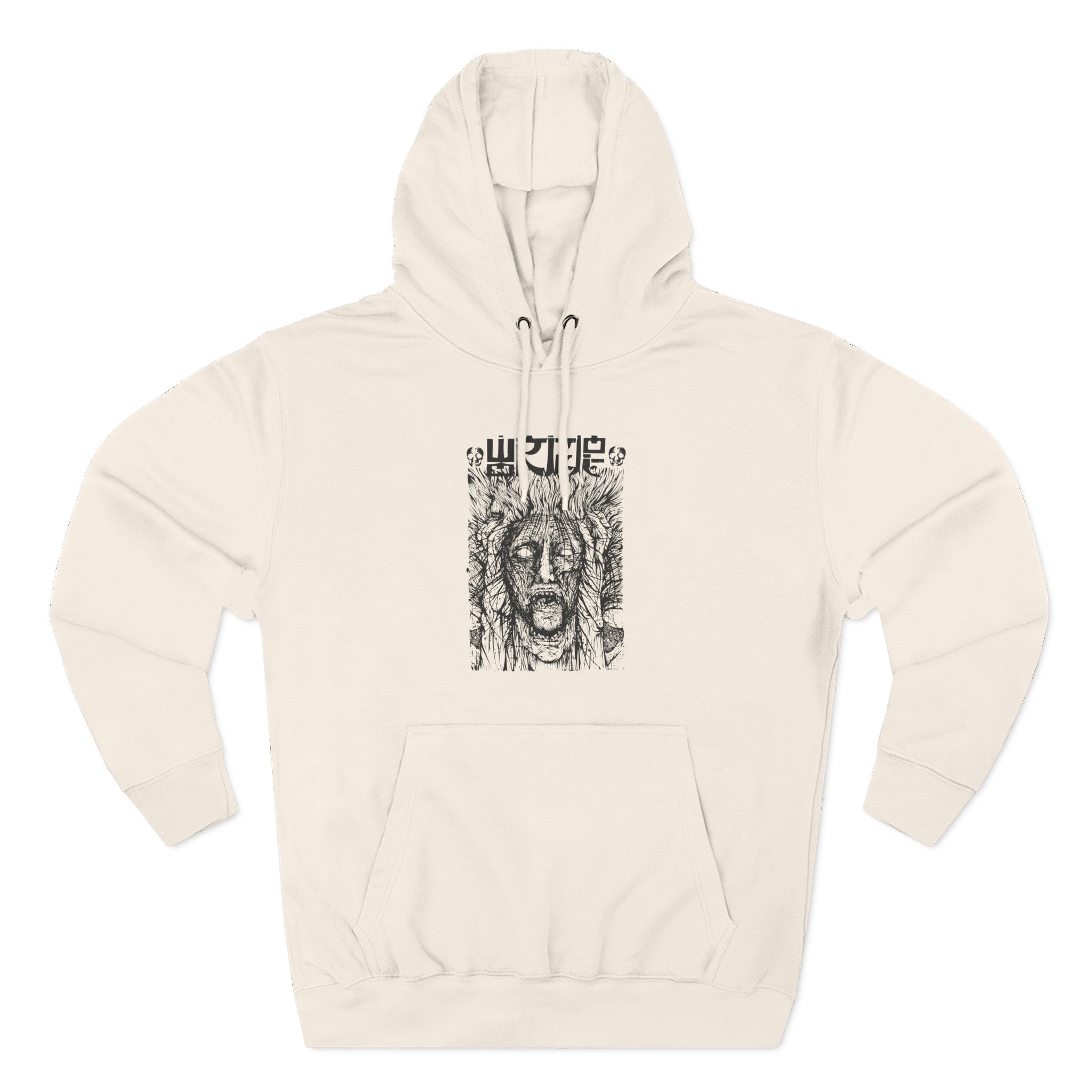 Wormrot Voices Three-Panel Fleece Hoodie