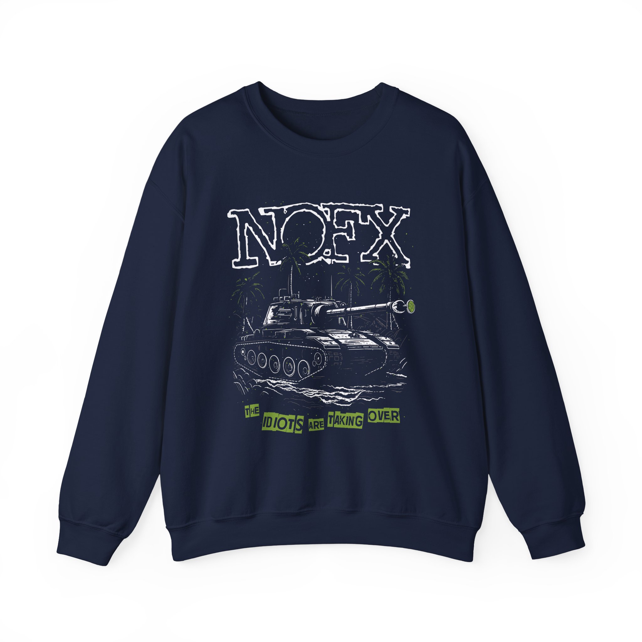 Nofx the Idiots Are Taking Over Unisex Heavy Blendâ„¢ Crewneck Sweatshirt