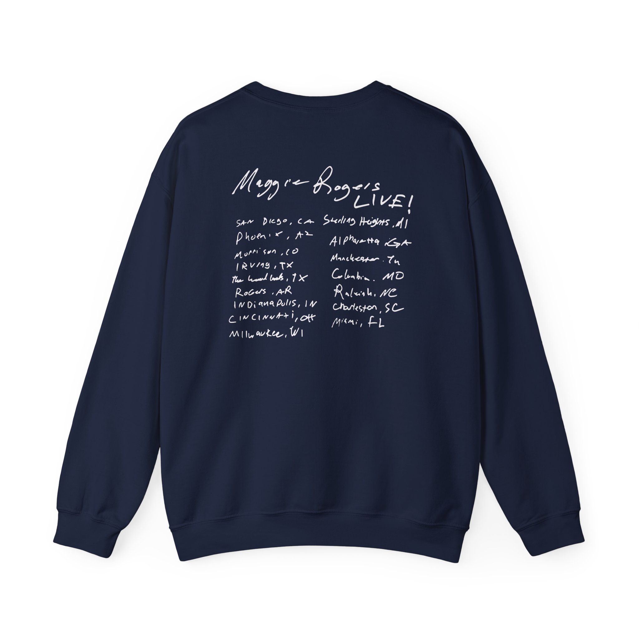Maggie Rogers The Don't Forget Me Unisex Heavy Blendâ„¢ Crewneck Sweatshirt