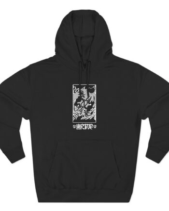 Wormrot Three-Panel Fleece Hoodie