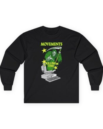 Movements Killing Time Grim Reaper Unisex Ultra Cotton Long Sleeve Tee