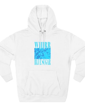 Whirr Blue Sugar Three-Panel Fleece Hoodie