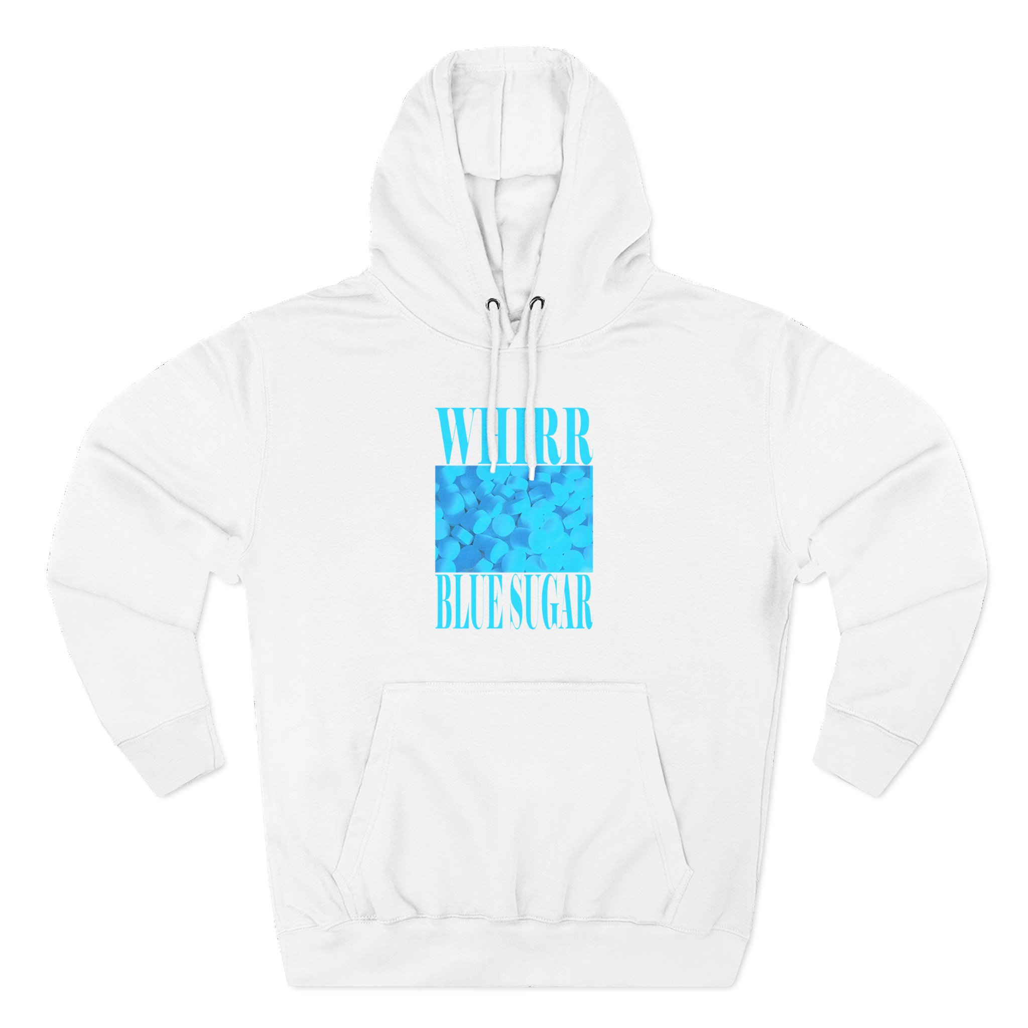 Whirr Blue Sugar Three-Panel Fleece Hoodie