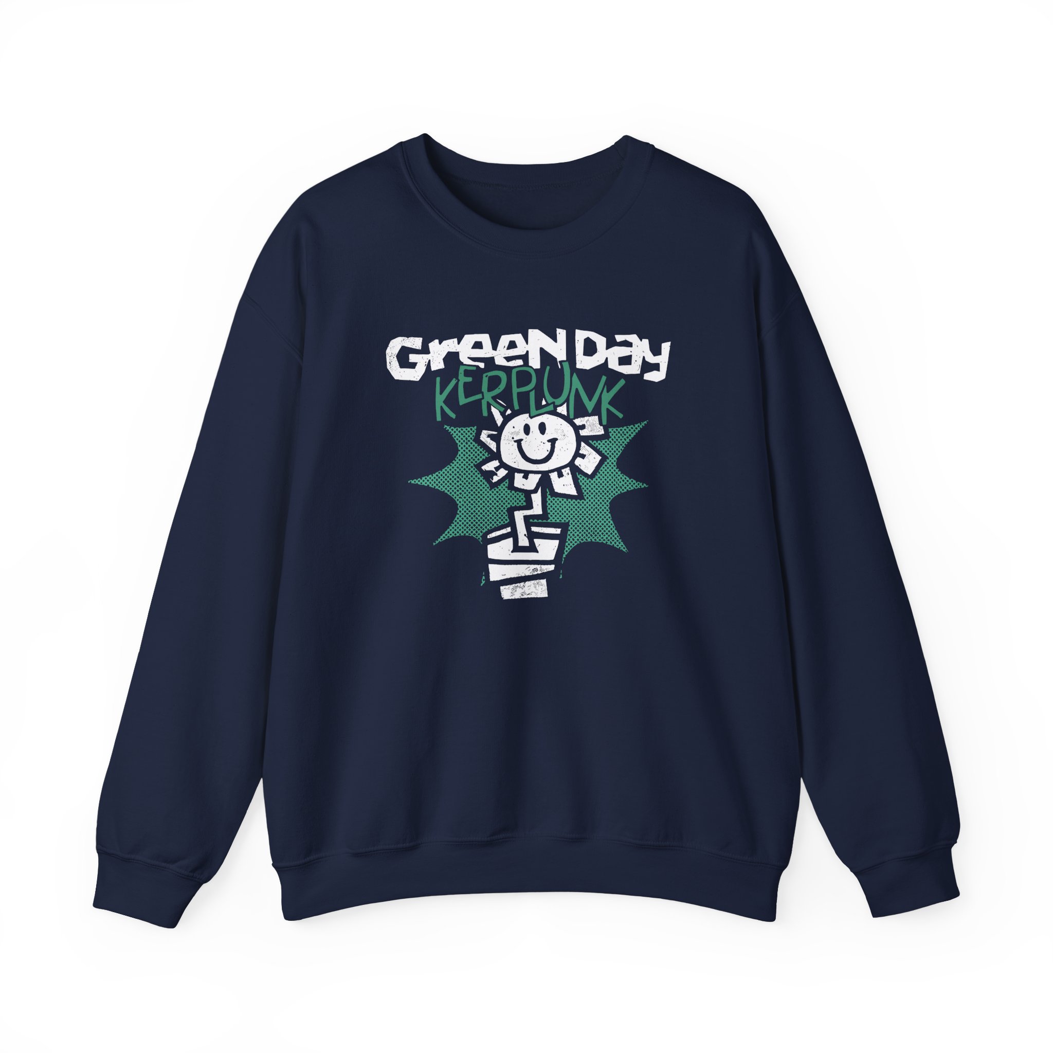 Green Day Kerplunk Vintage Flower Unisex Heavy Blendâ„¢ Crewneck Sweatshirt