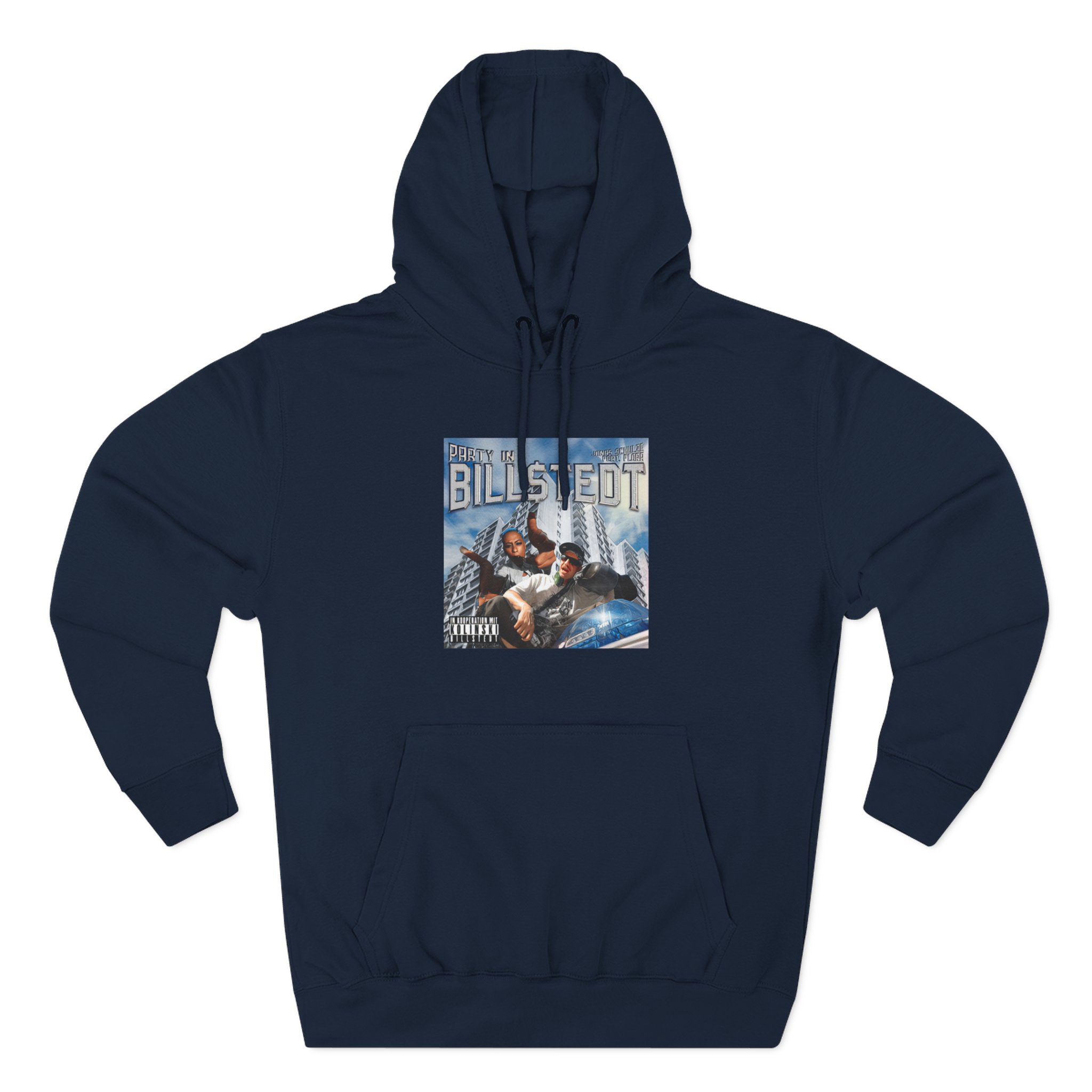 Feinkost Kolinski - Party in Billstedt Three-Panel Fleece Hoodie