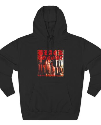 Black Tongue Bathory Rip Three-Panel Fleece Hoodie
