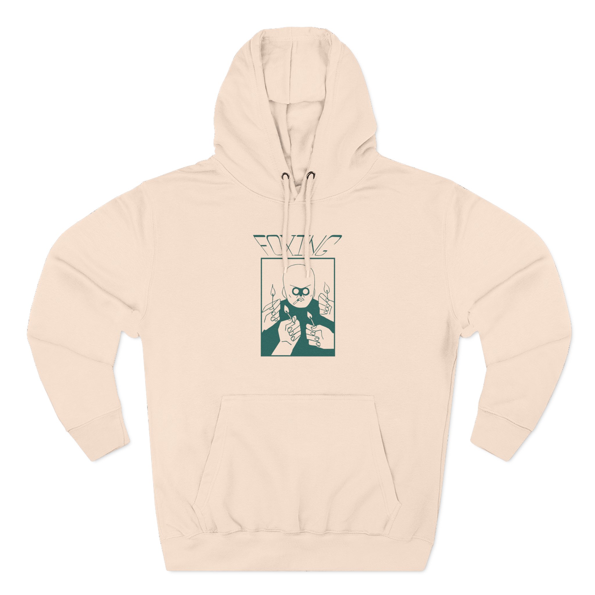 Foxing Cigman Three-Panel Fleece Hoodie