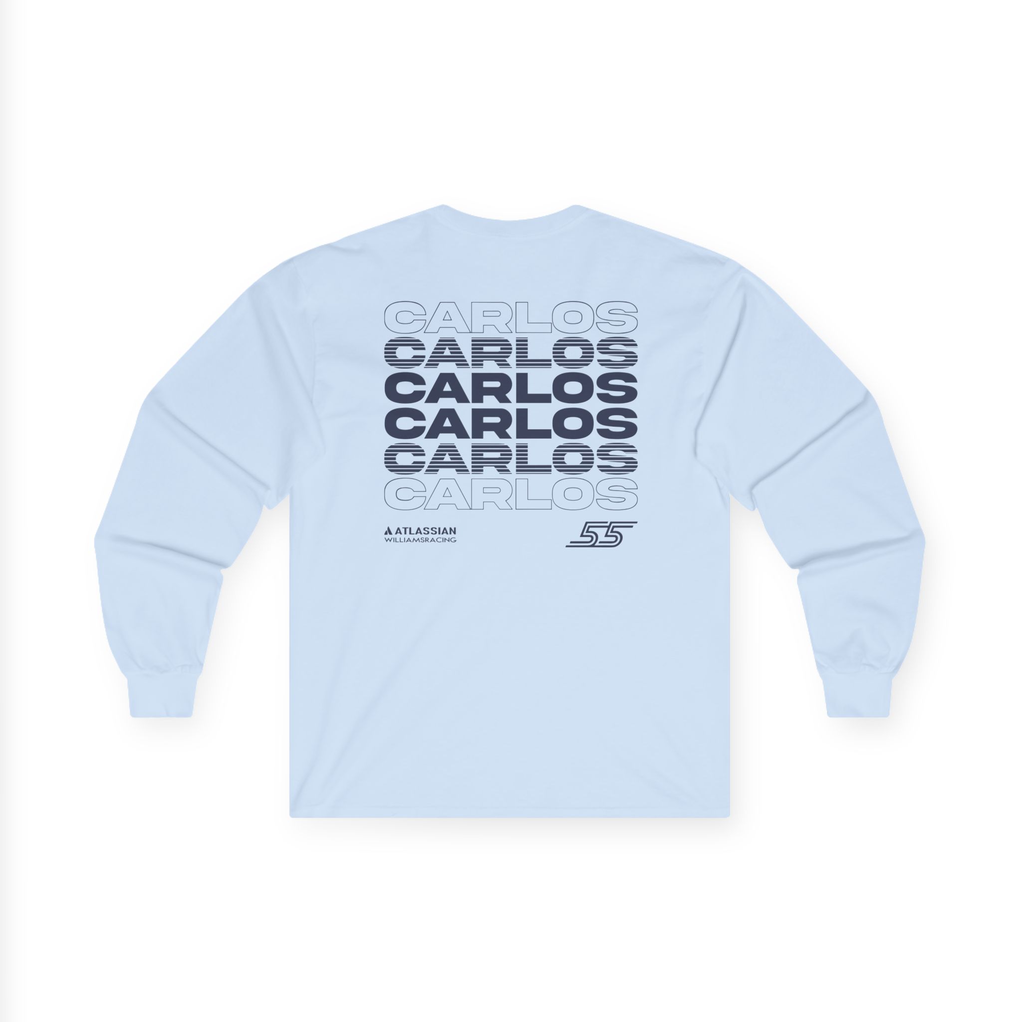 Carlos Sainz Atlassian Williams Racing Unisex Ultra Cotton Long Sleeve Tee