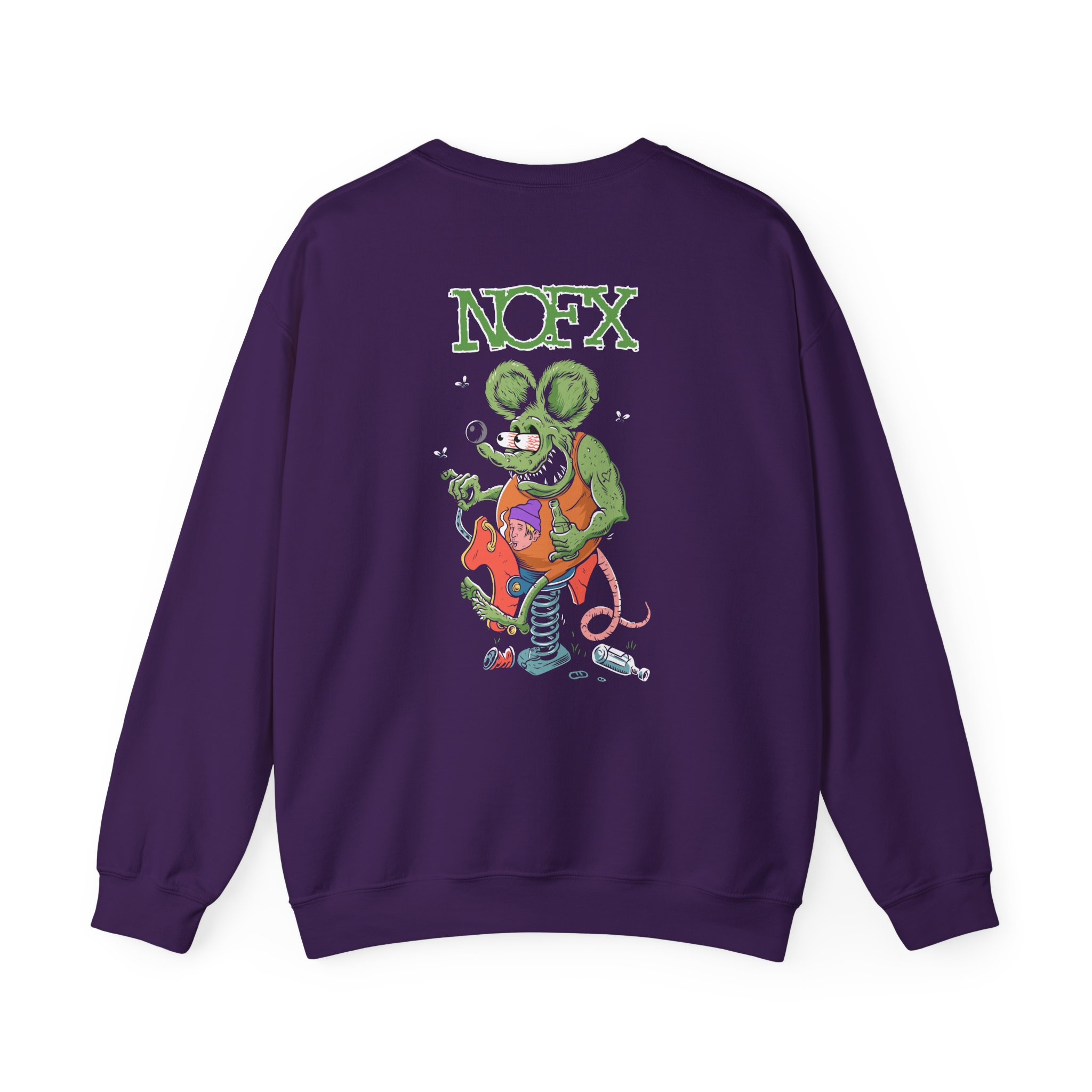 Nofx Rat Fink Unisex Heavy Blendâ„¢ Crewneck Sweatshirt