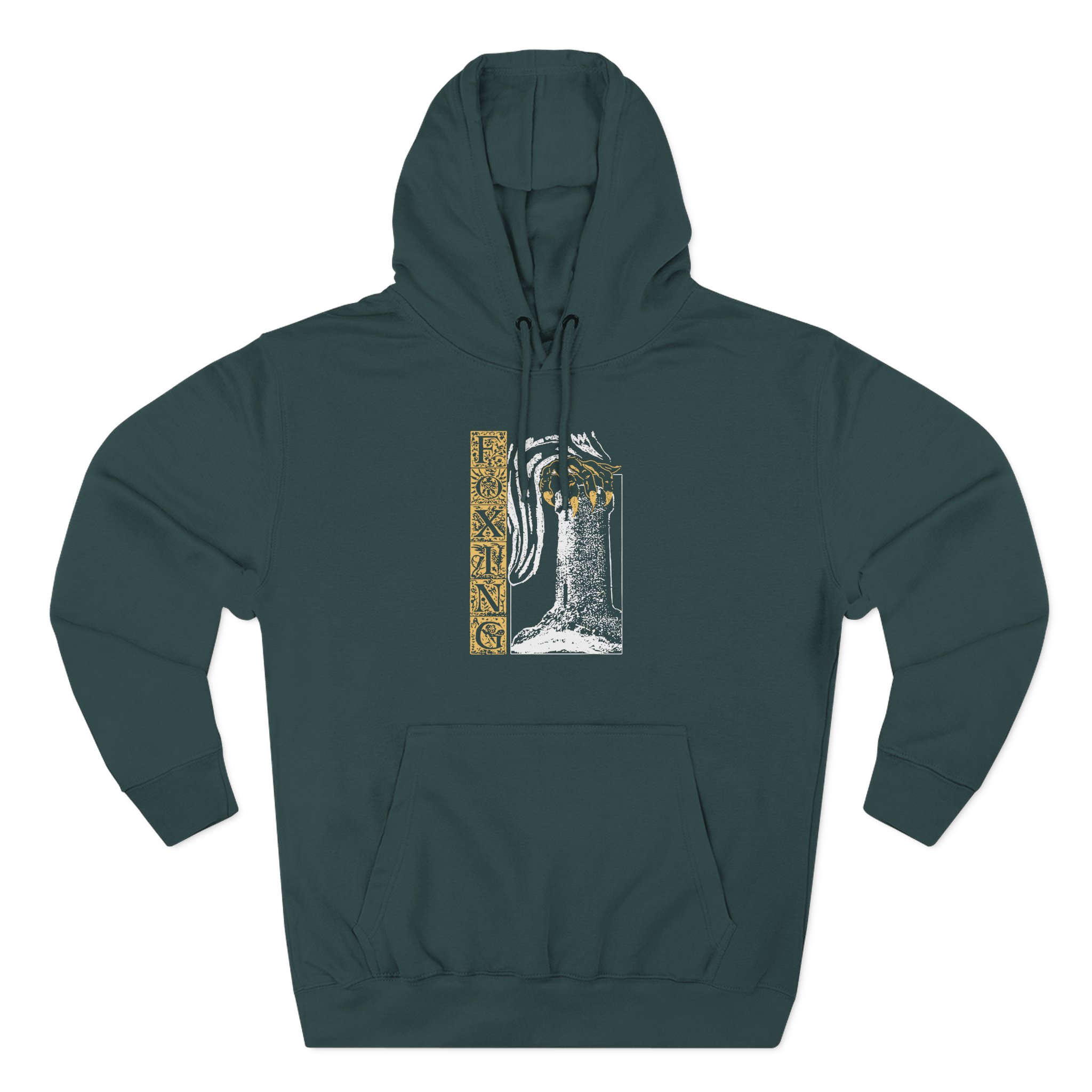 Foxing Castle Three-Panel Fleece Hoodie