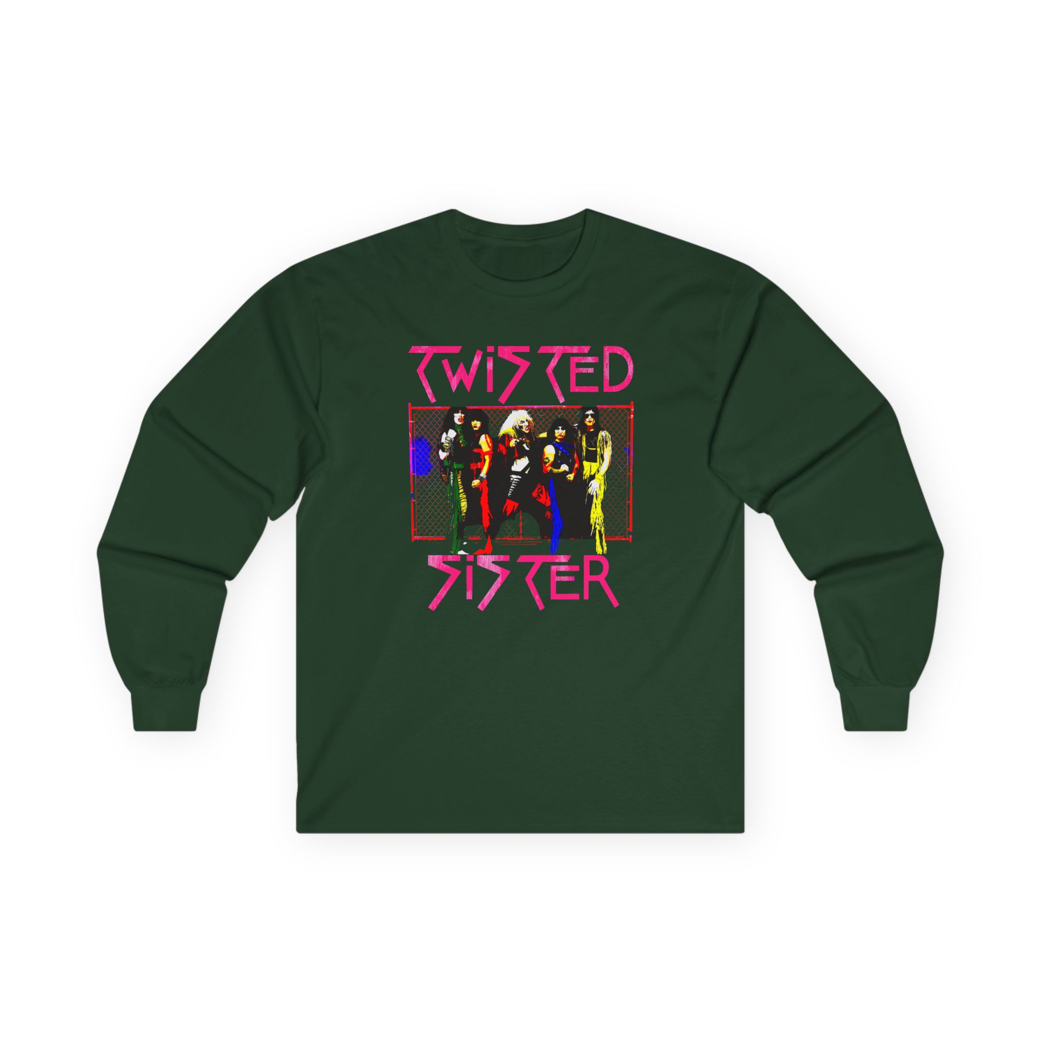 Vintage Group Photo Twisted Sister Unisex Ultra Cotton Long Sleeve Tee