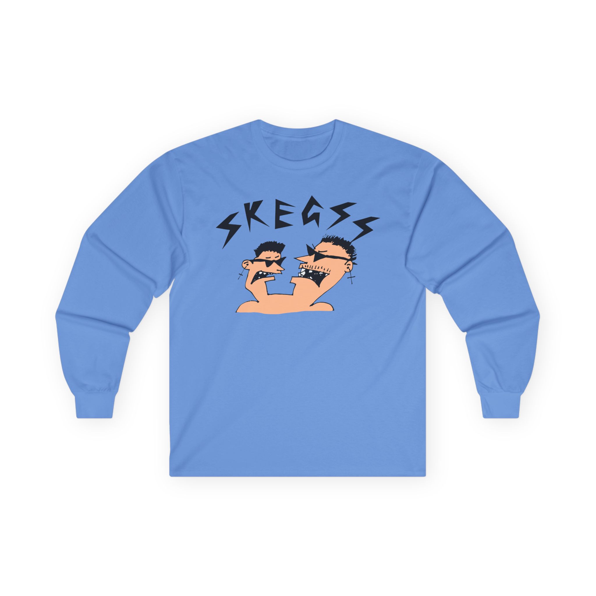 Skegss Two Heads Unisex Ultra Cotton Long Sleeve Tee