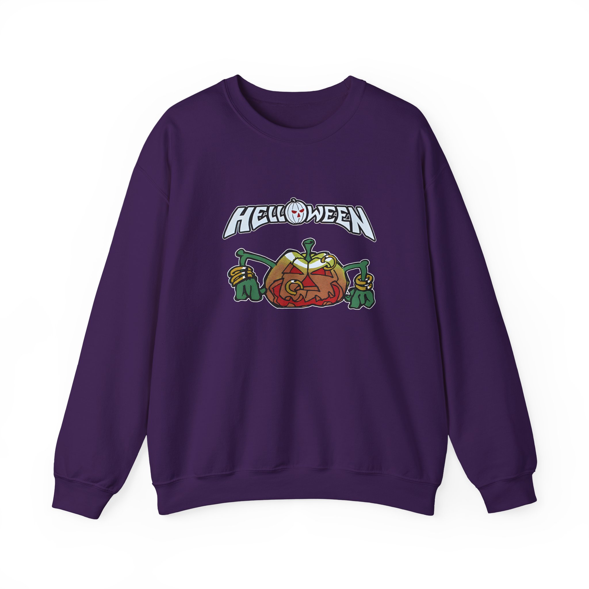 Helloween Rings Pumpkin Unisex Heavy Blendâ„¢ Crewneck Sweatshirt