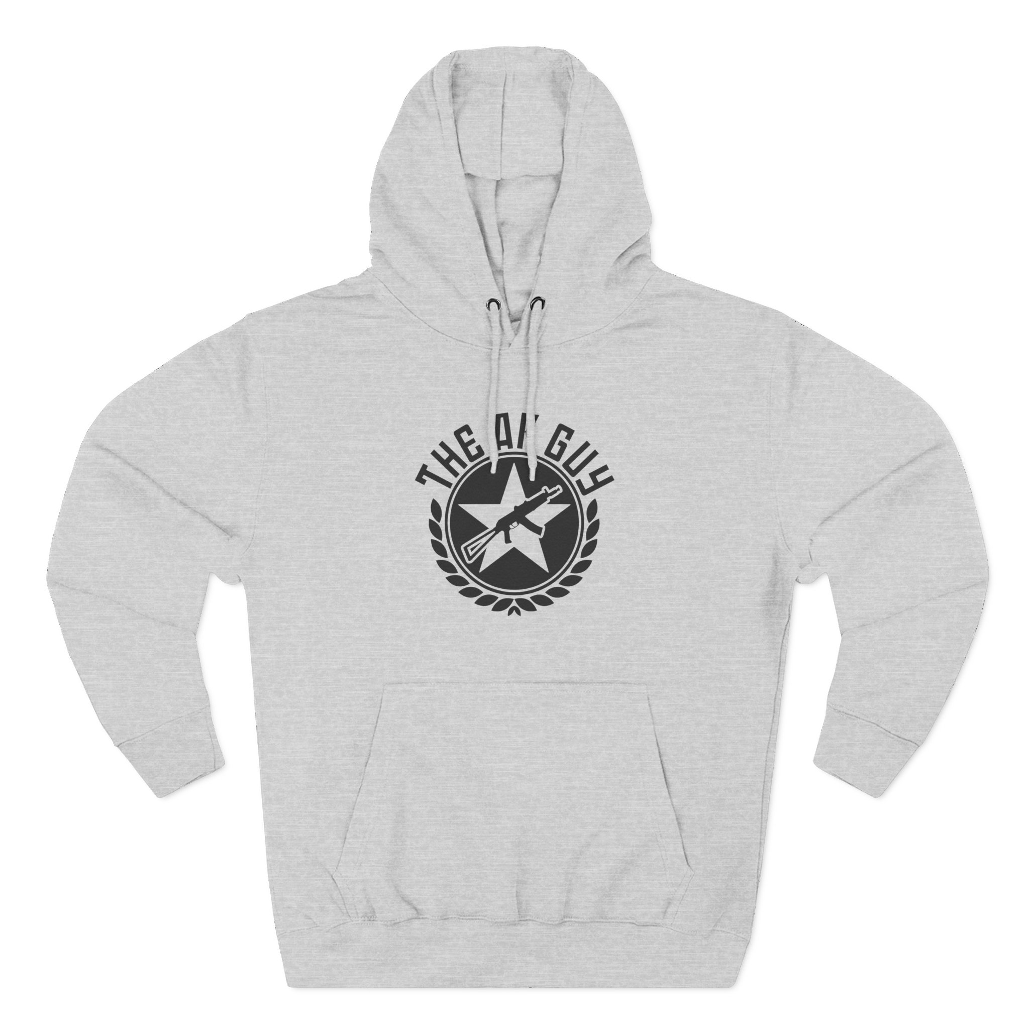 Brandon Herrera the Ak Guy Logo Three-Panel Fleece Hoodie