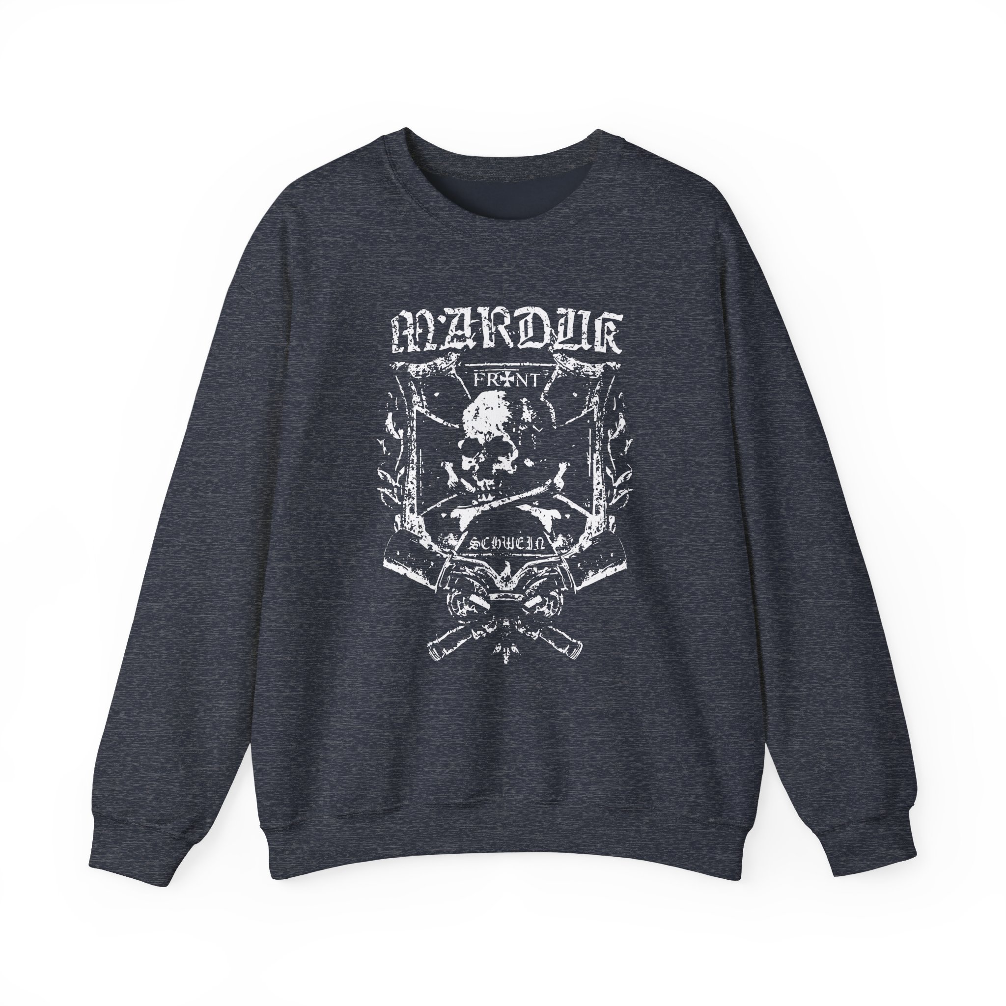 Marduk Frontschwein Shield Unisex Heavy Blendâ„¢ Crewneck Sweatshirt