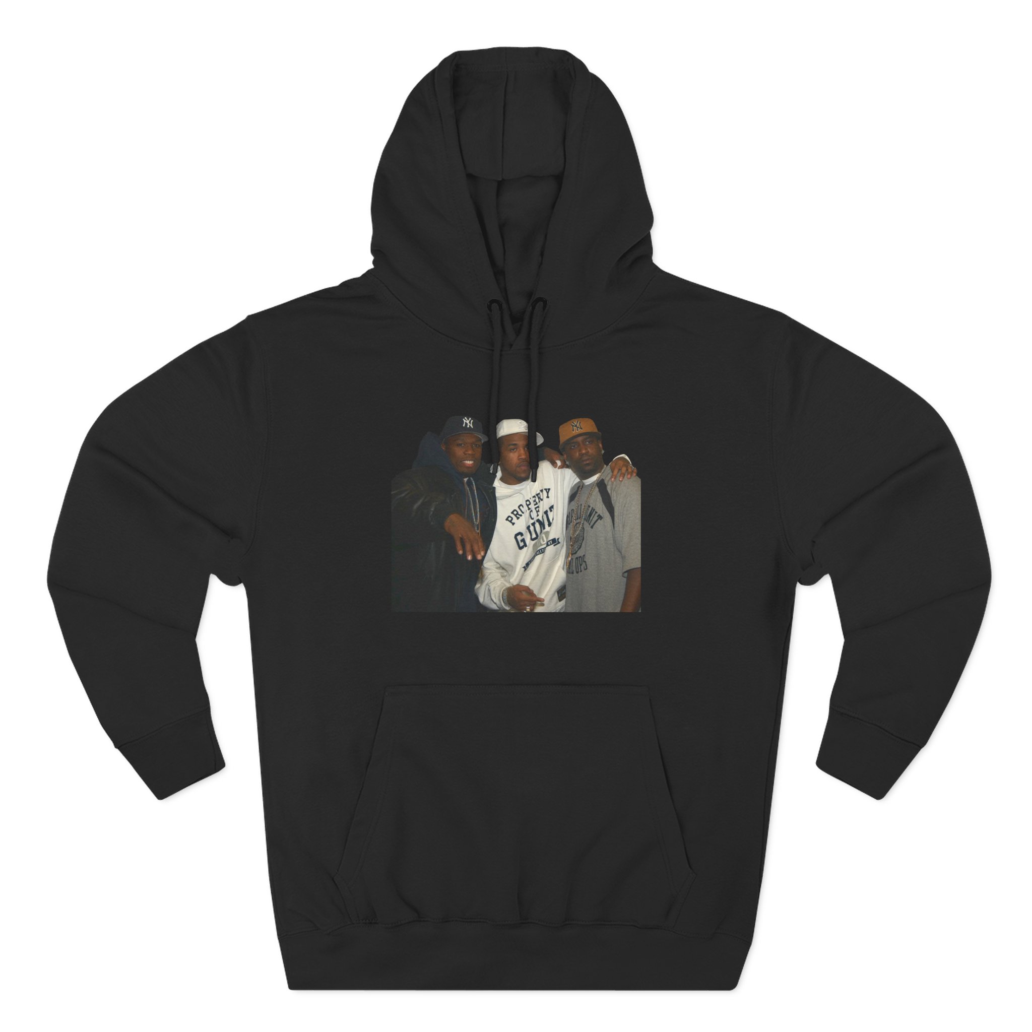 50 Cent G Unit Lloyd Banks, & Tony Yayo Inspired Three-Panel Fleece Hoodie