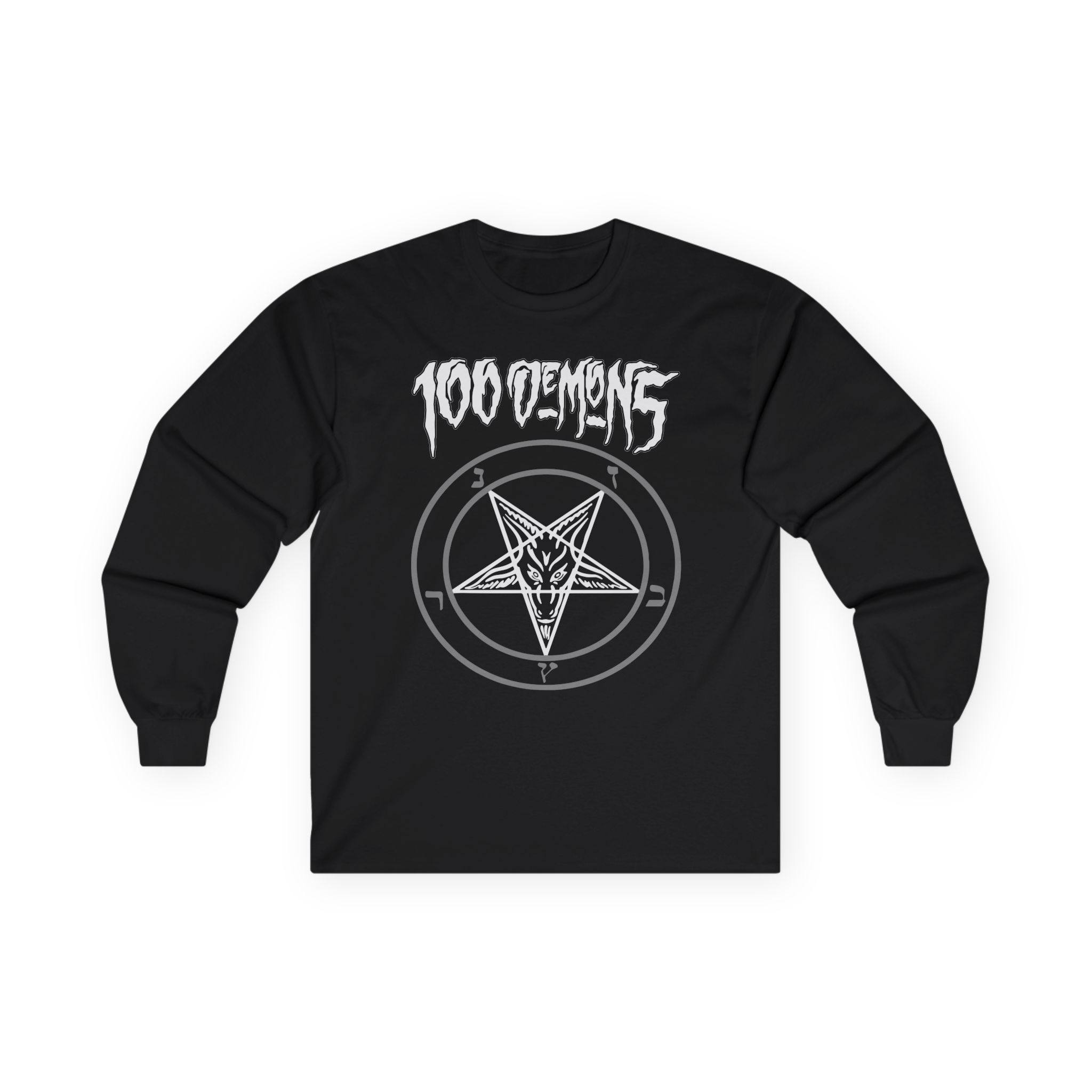 100 Demons Pentagram Unisex Ultra Cotton Long Sleeve Tee