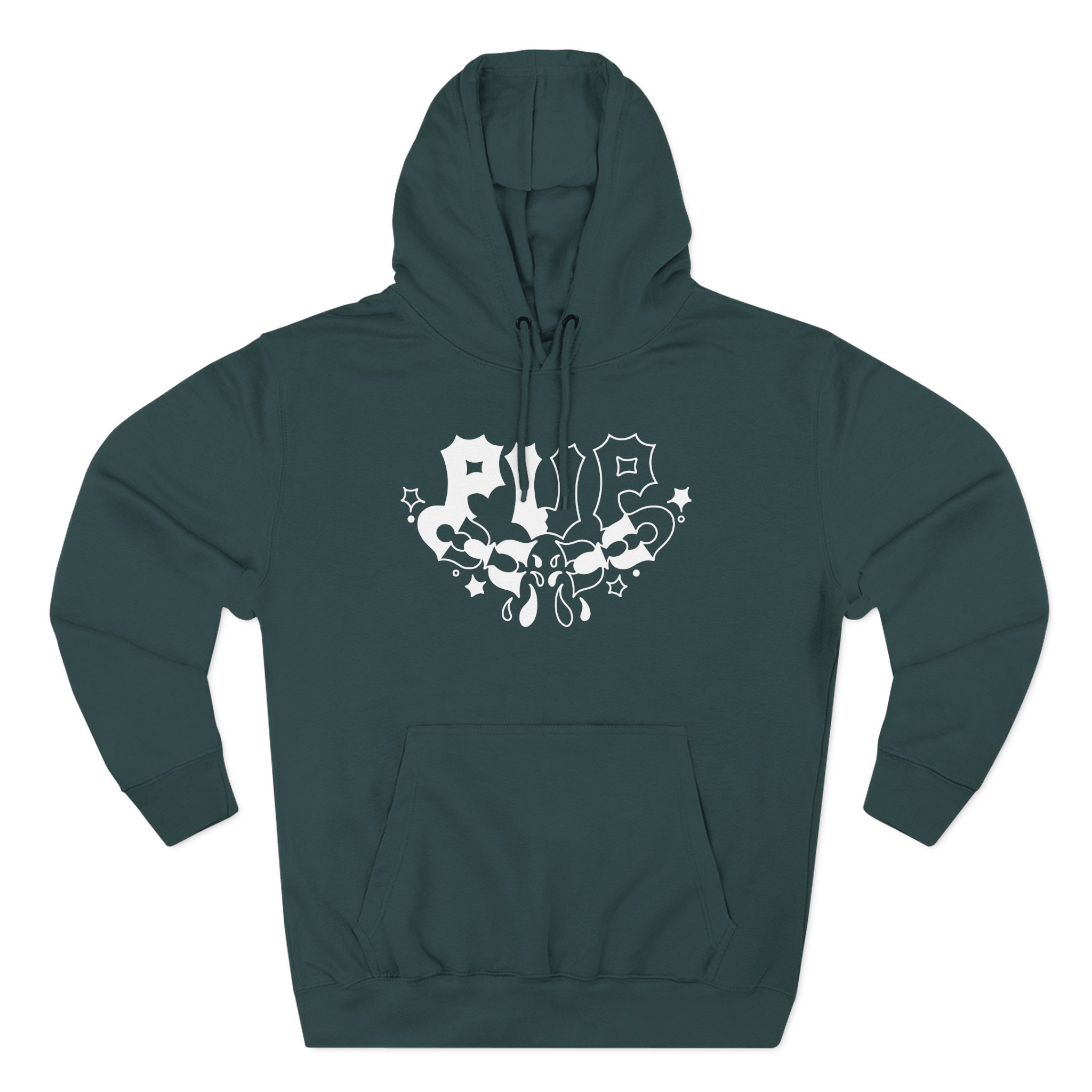 Pup Grim Reaping Three-Panel Fleece Hoodie