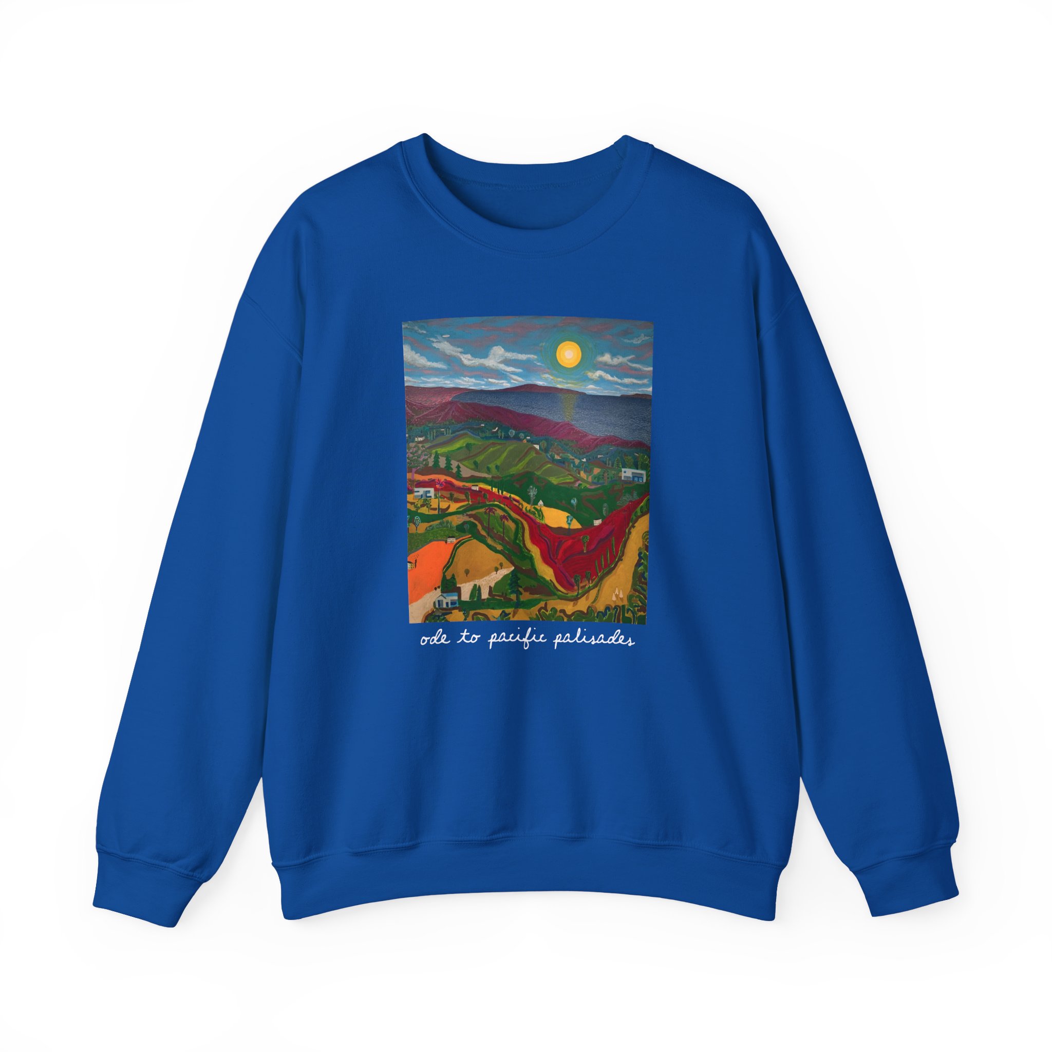 Alanis Morissette Ode to Pacific Palisades Unisex Heavy Blend Crewneck Sweatshirt