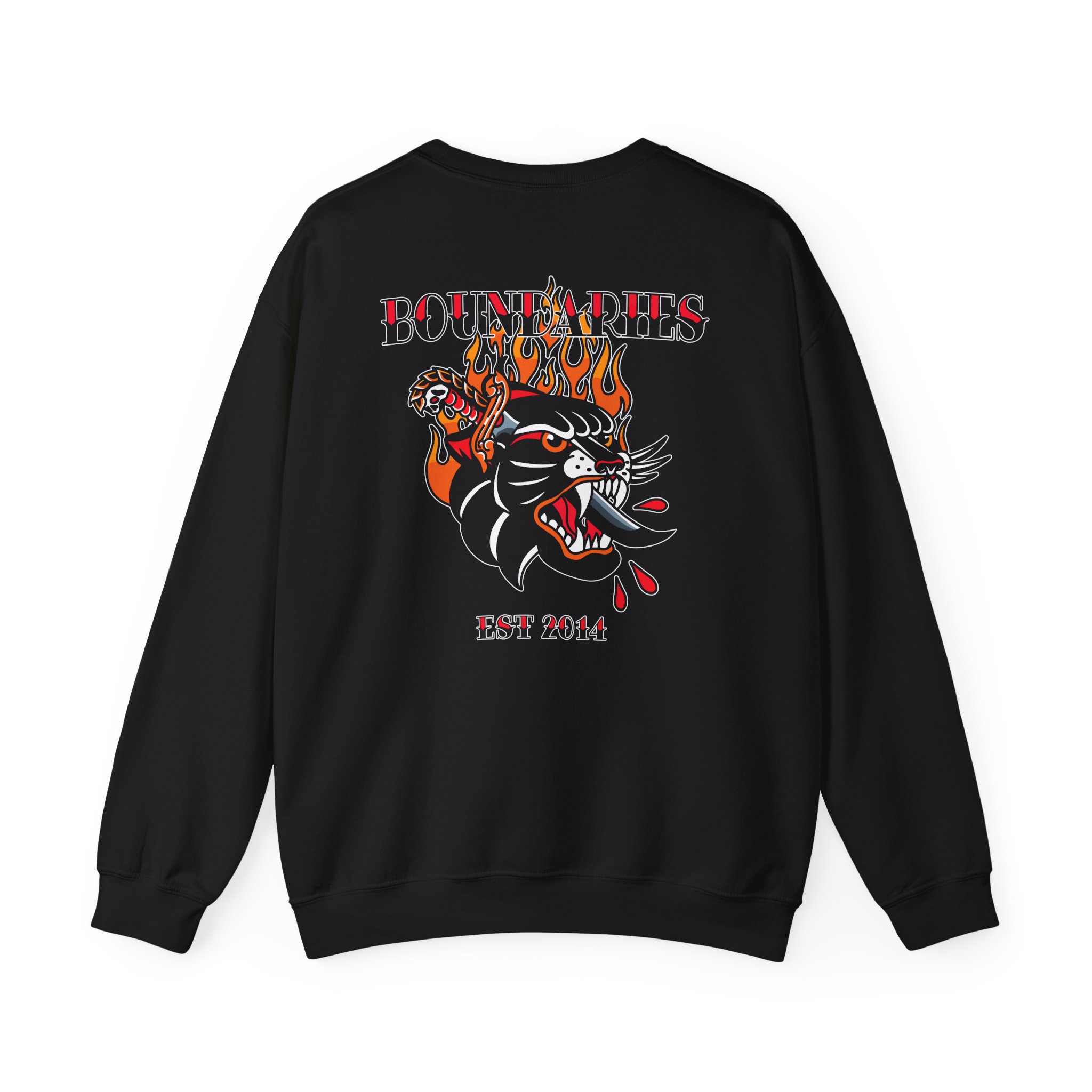 Boundaries Panther Unisex Heavy Blendâ„¢ Crewneck Sweatshirt