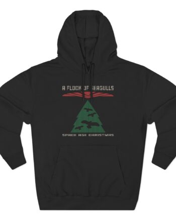 A Flock of Seagulls Ugly Xmas Three-Panel Fleece Hoodie