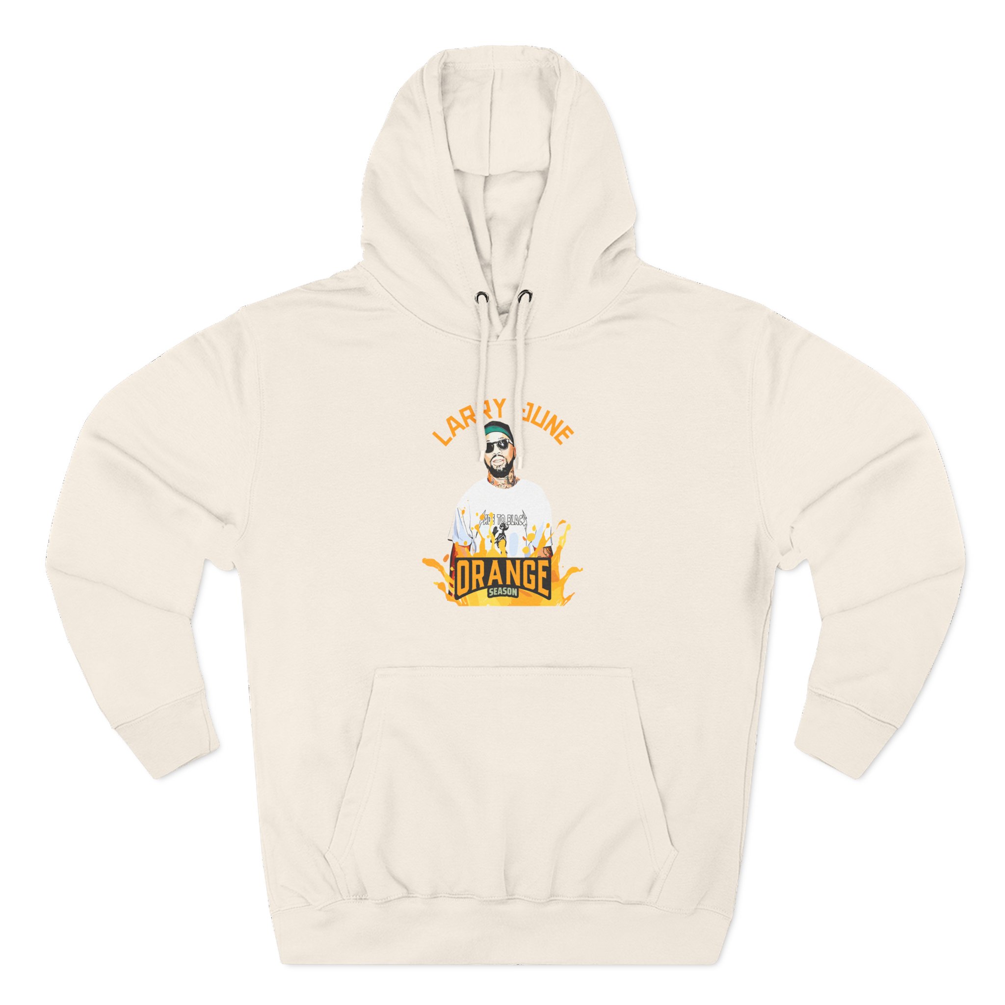 Larry June Three-Panel Fleece Hoodie