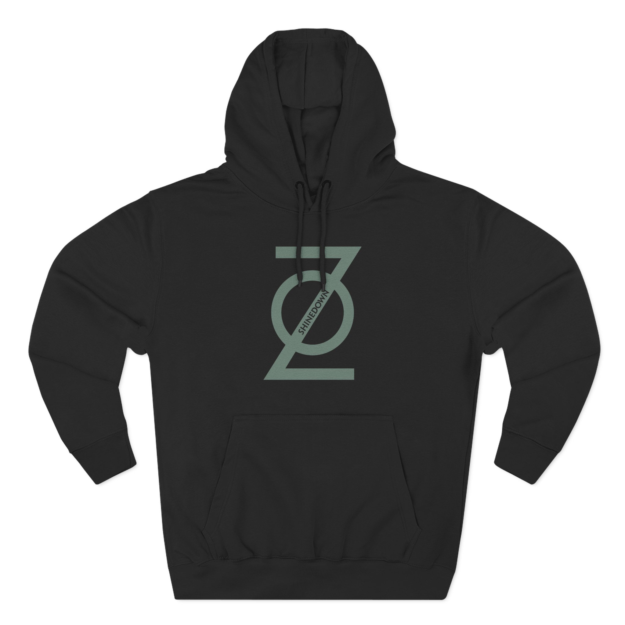 Shinedown Secondary Z Logo Three-Panel Fleece Hoodie