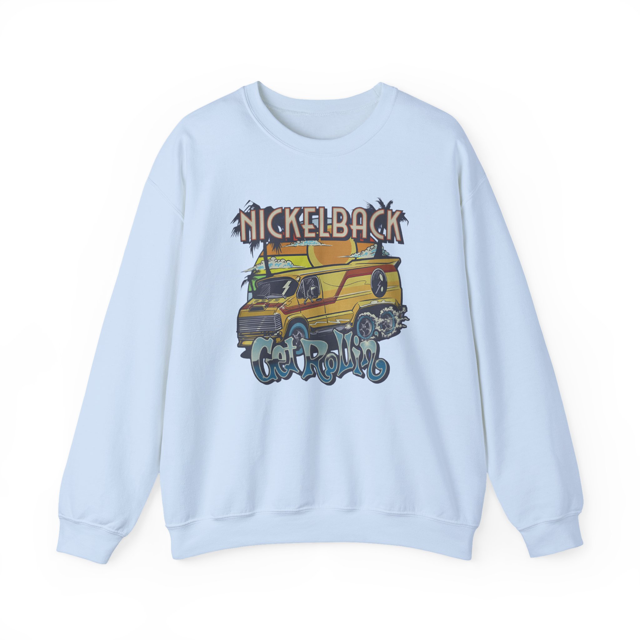 Nickelback Get Rollin Cover Unisex Heavy Blendâ„¢ Crewneck Sweatshirt