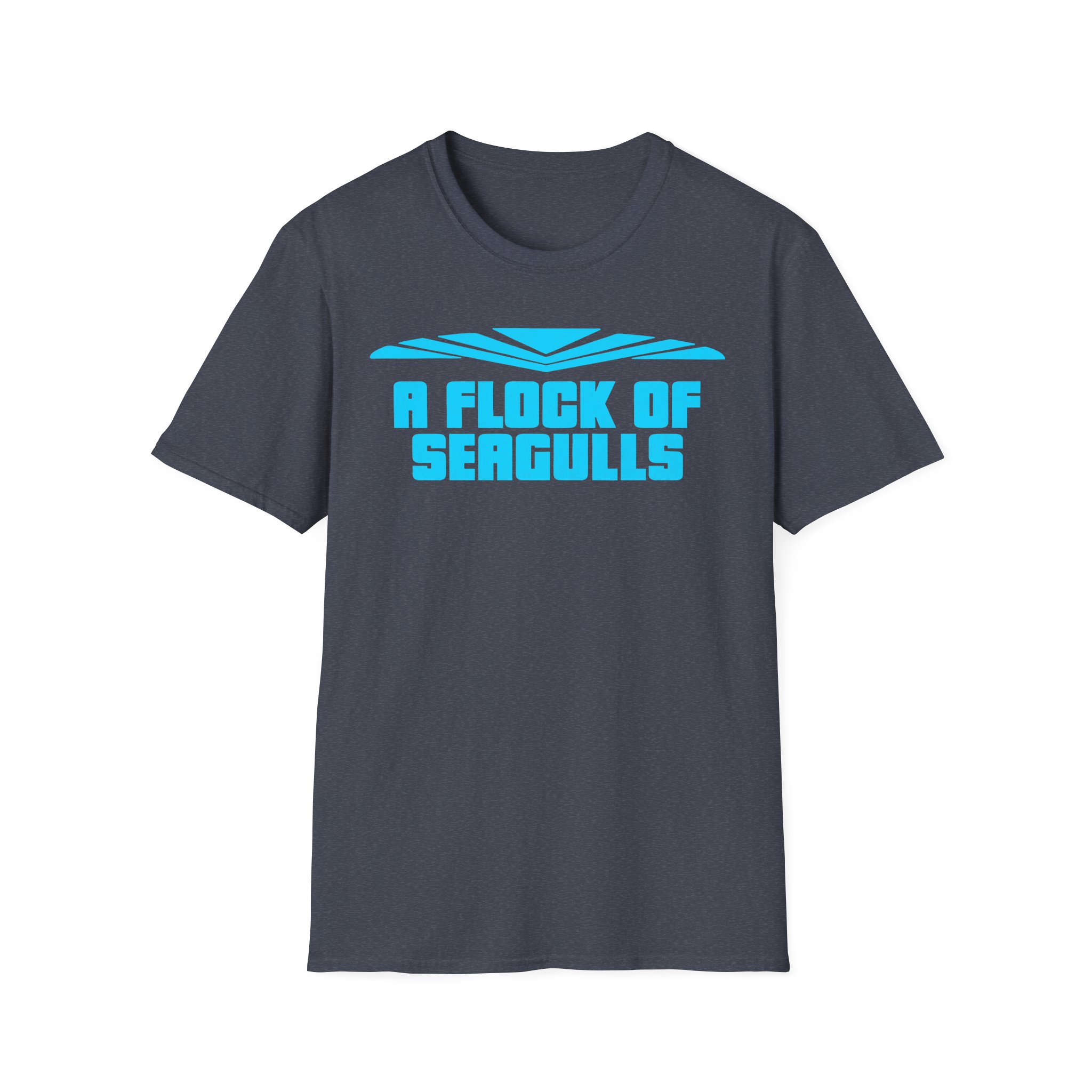 A Flock of Seagulls Logo Unisex Softstyle T-Shirt