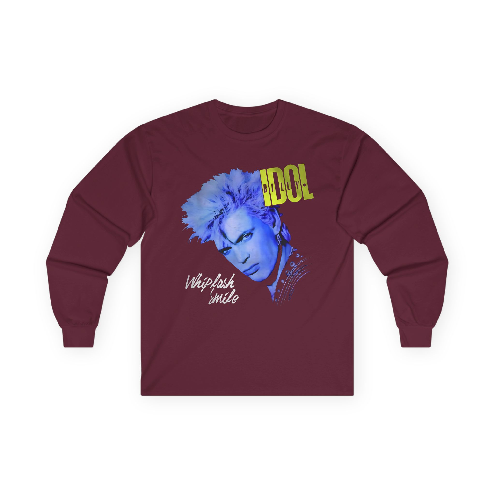 Billy Idol Whiplash Smile Album Unisex Ultra Cotton Long Sleeve Tee
