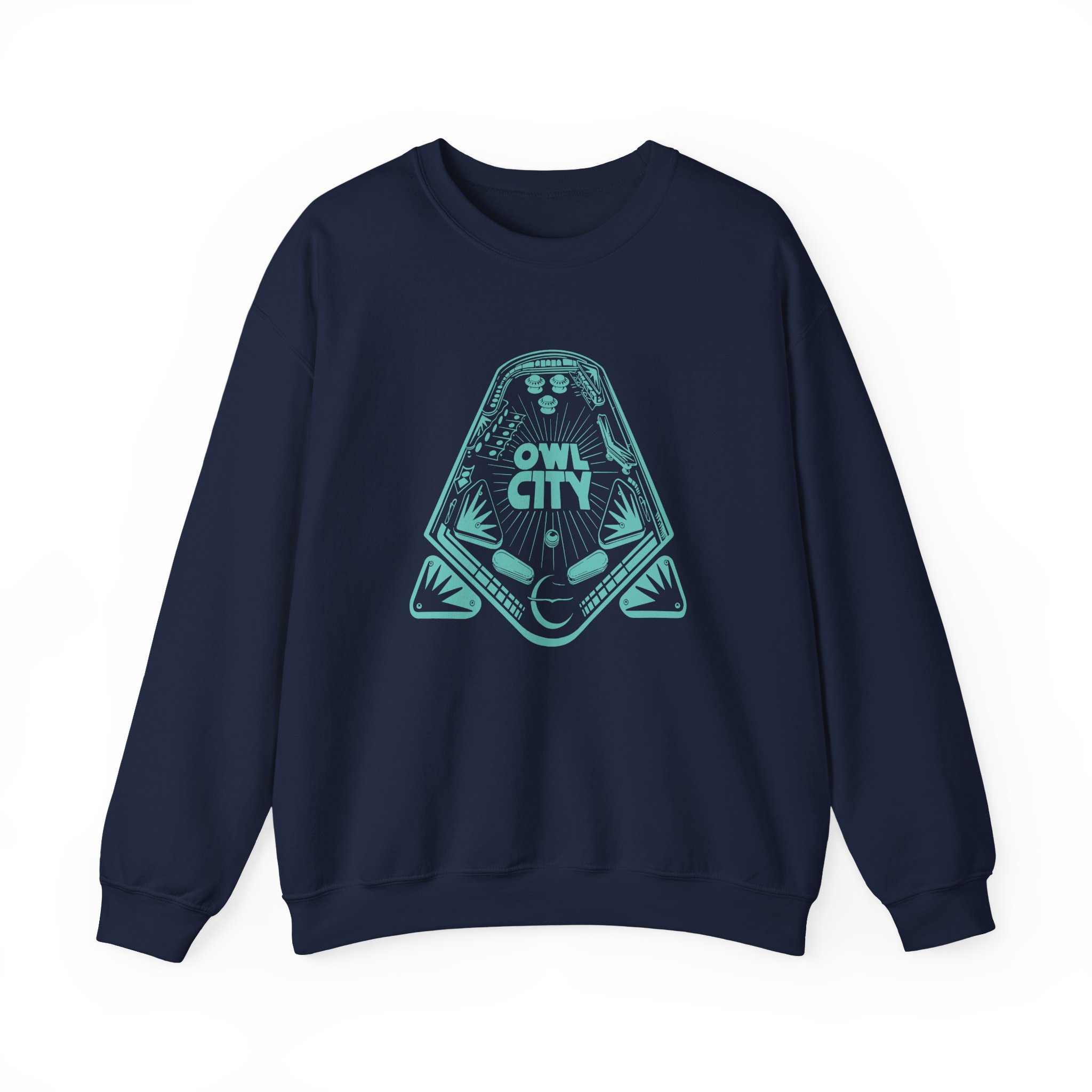 Owl City Pinball Unisex Heavy Blendâ„¢ Crewneck Sweatshirt