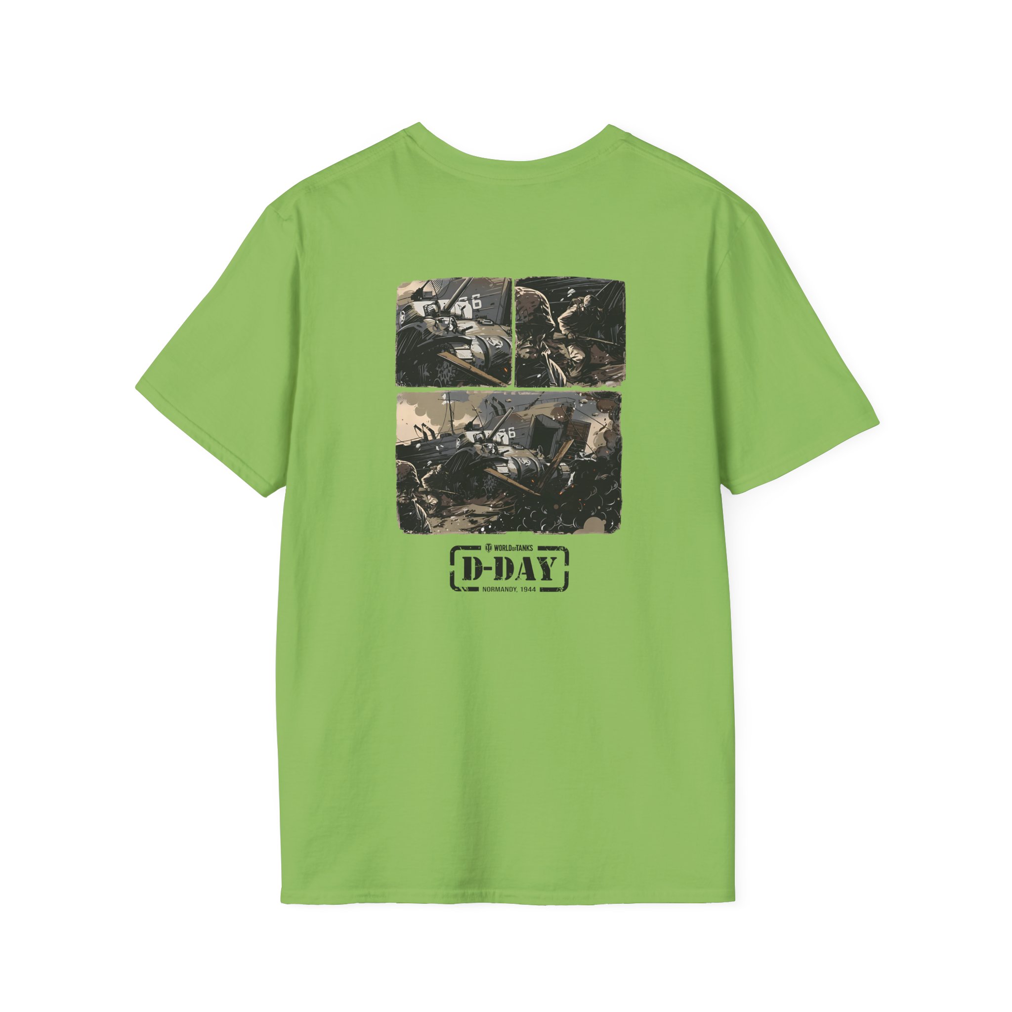 World of Tank Wot D-day Fury Storm Unisex Softstyle T-Shirt