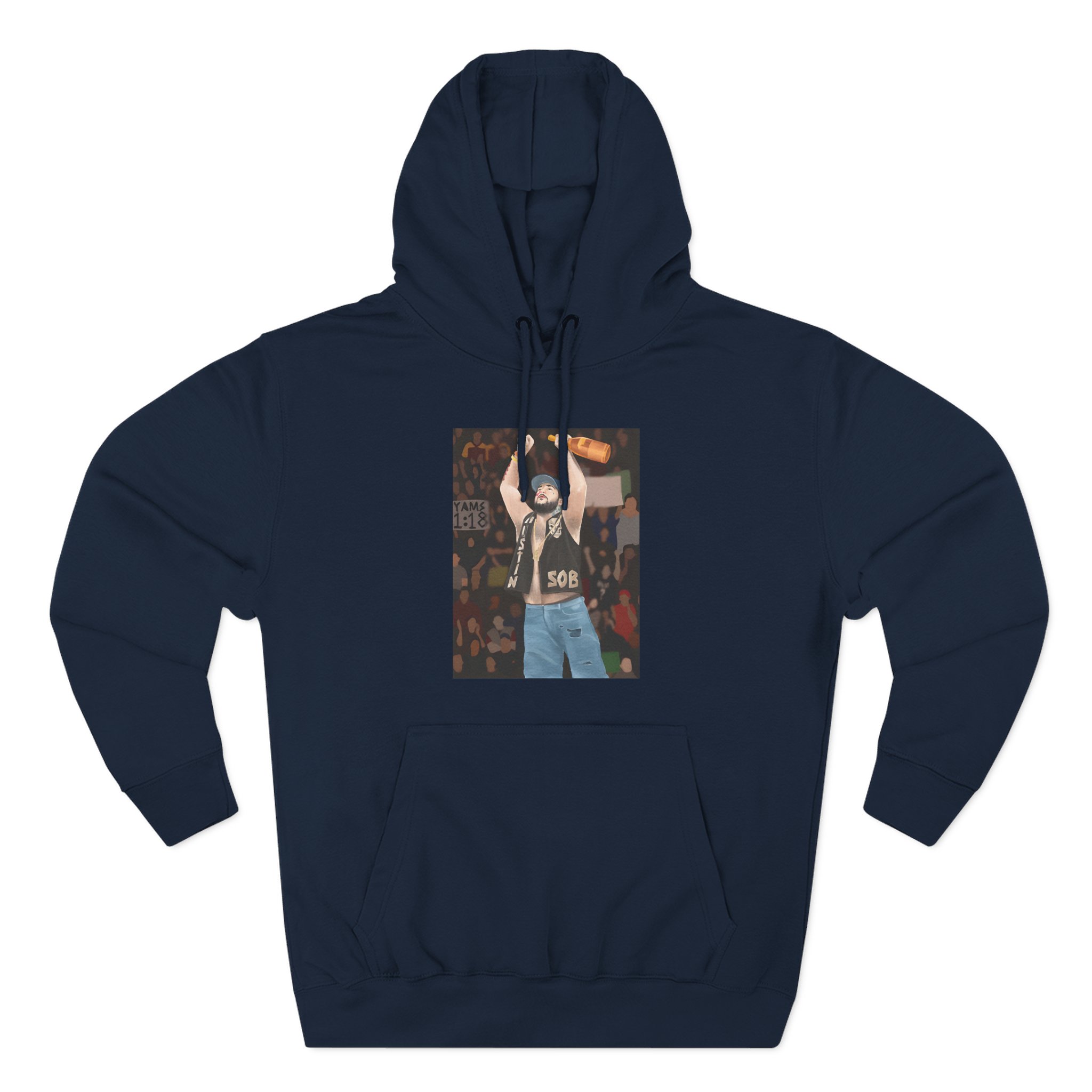Asap Mob Vlone X Asap Yams Three-Panel Fleece Hoodie
