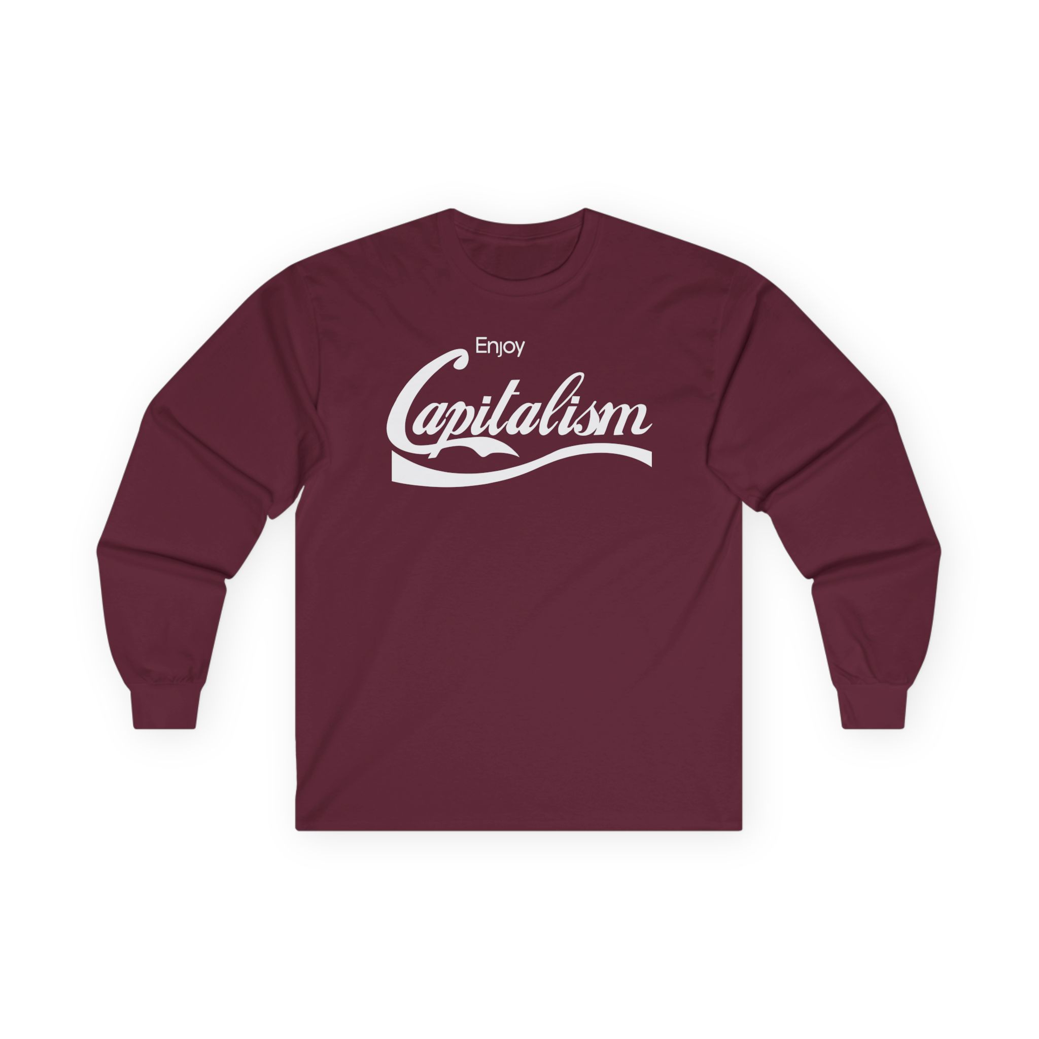 Valuetainment Enjoy Capitalism Unisex Ultra Cotton Long Sleeve Tee