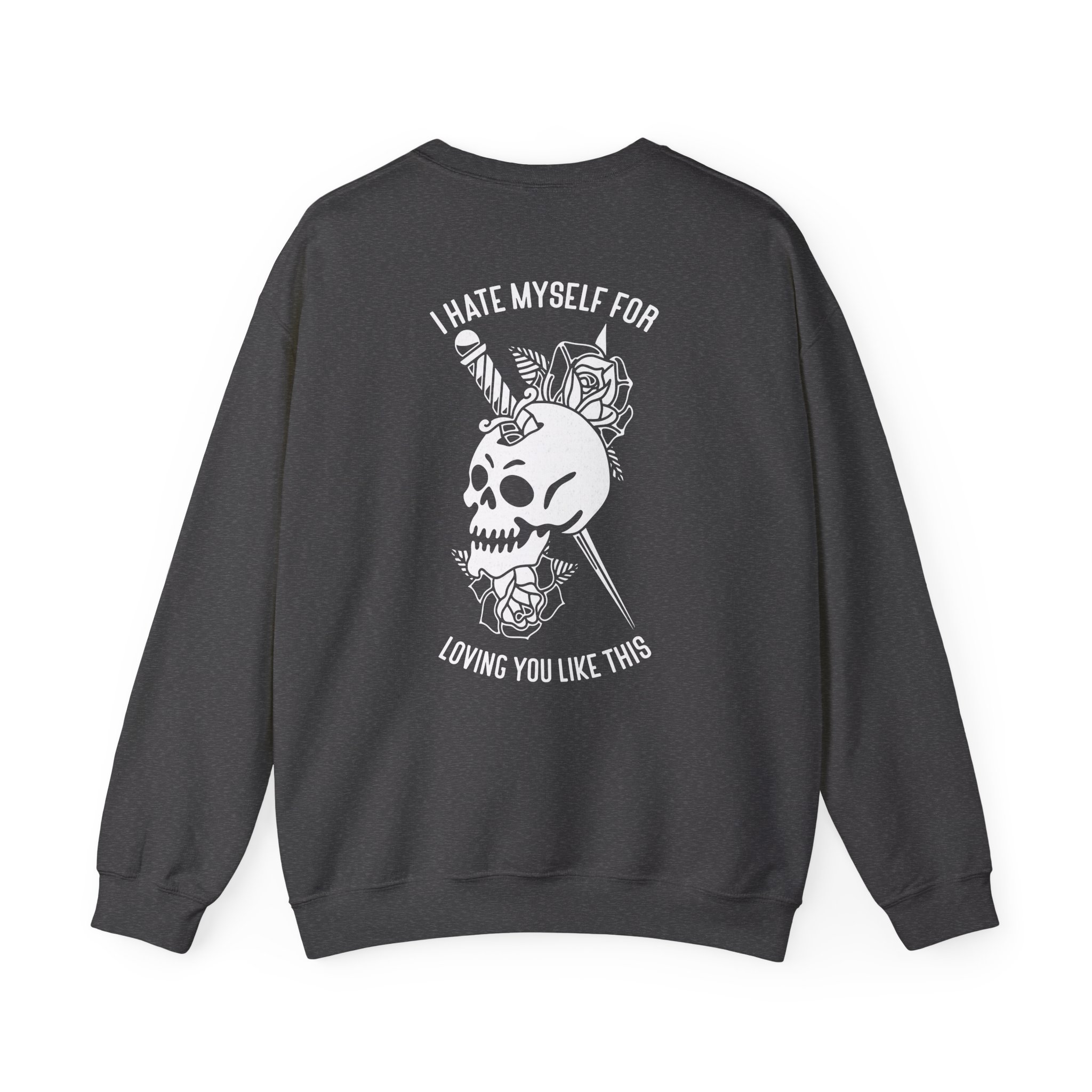 Bayside Dagger Skull Unisex Heavy Blendâ„¢ Crewneck Sweatshirt