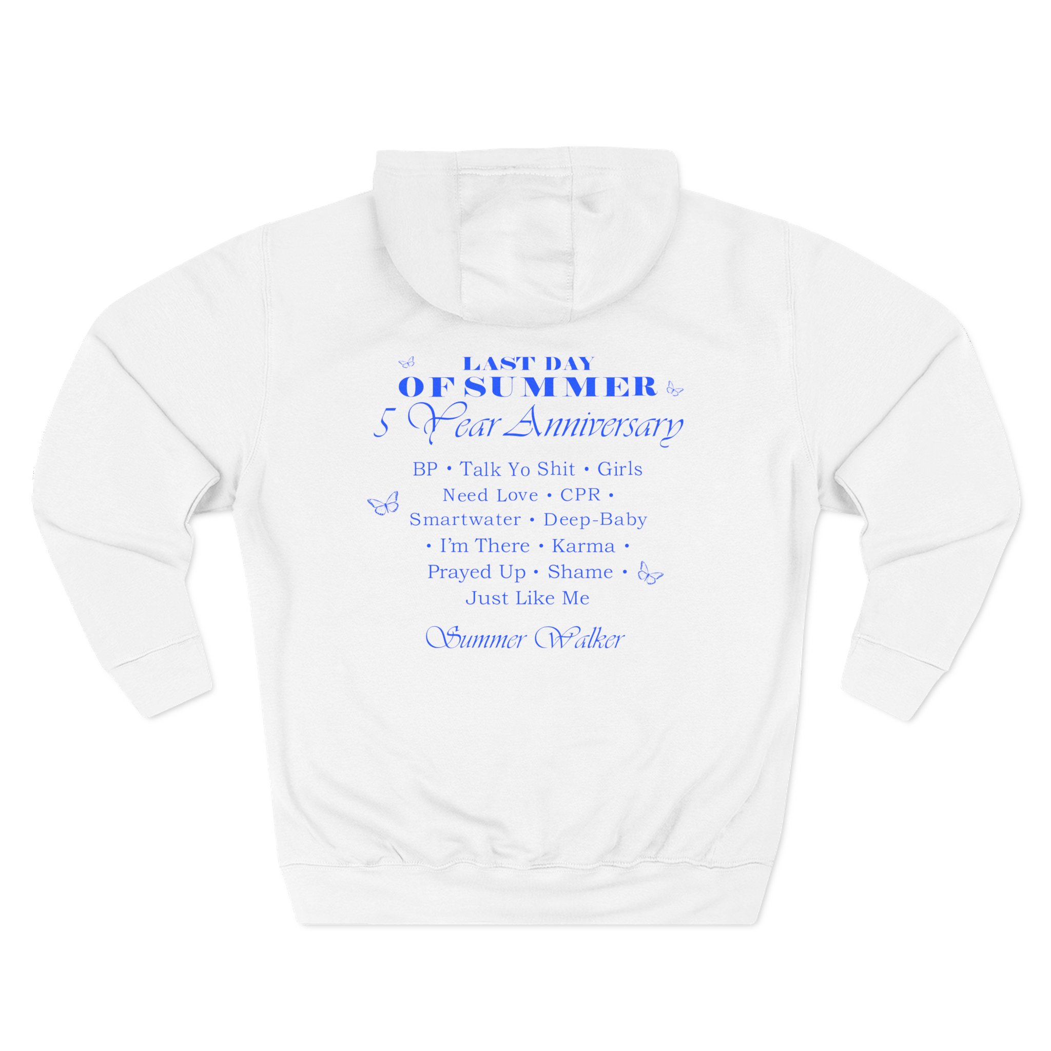 Summer Walker LDOS 5-Year Three-Panel Fleece Hoodie