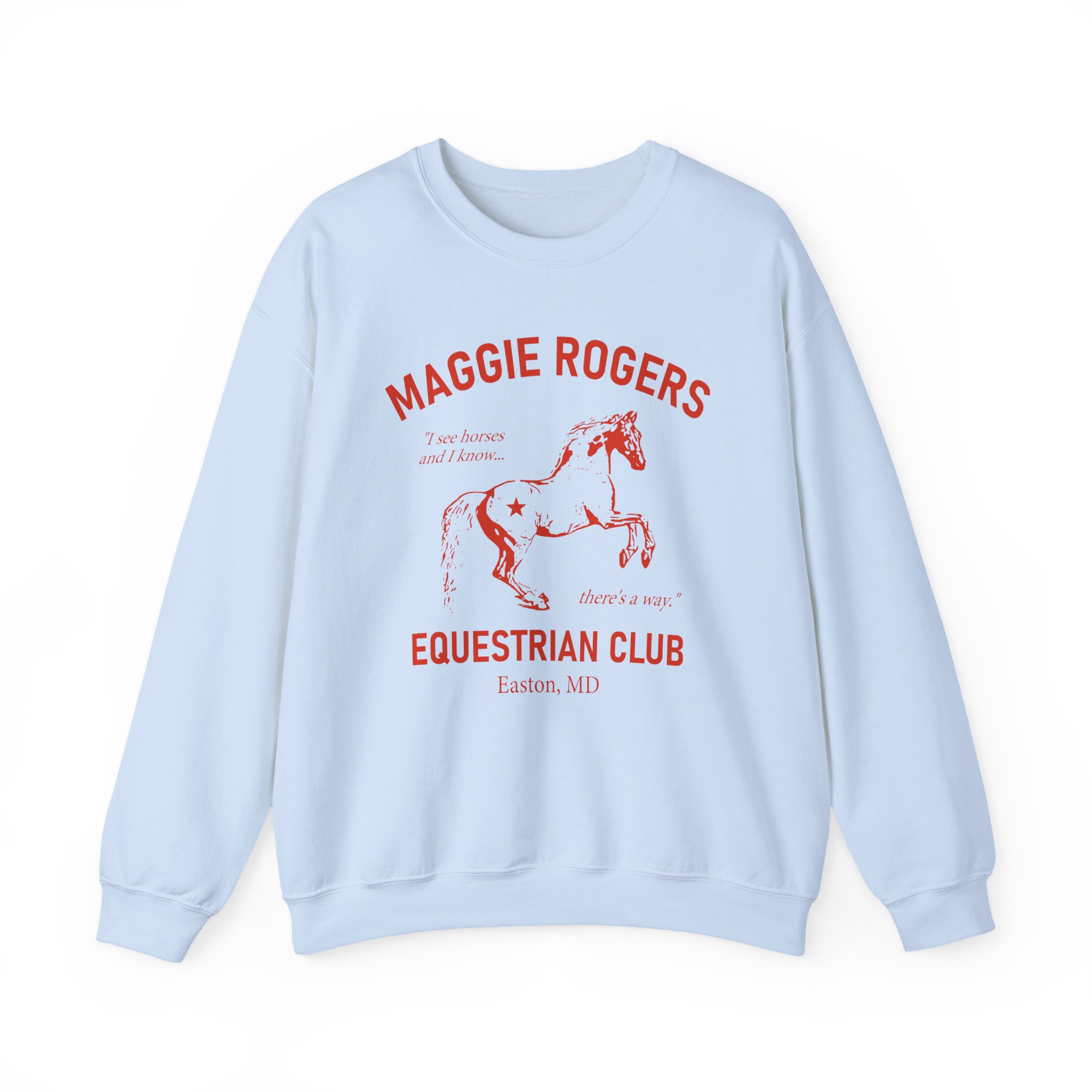 Maggie Rogers Equestrian Club Unisex Heavy Blendâ„¢ Crewneck Sweatshirt