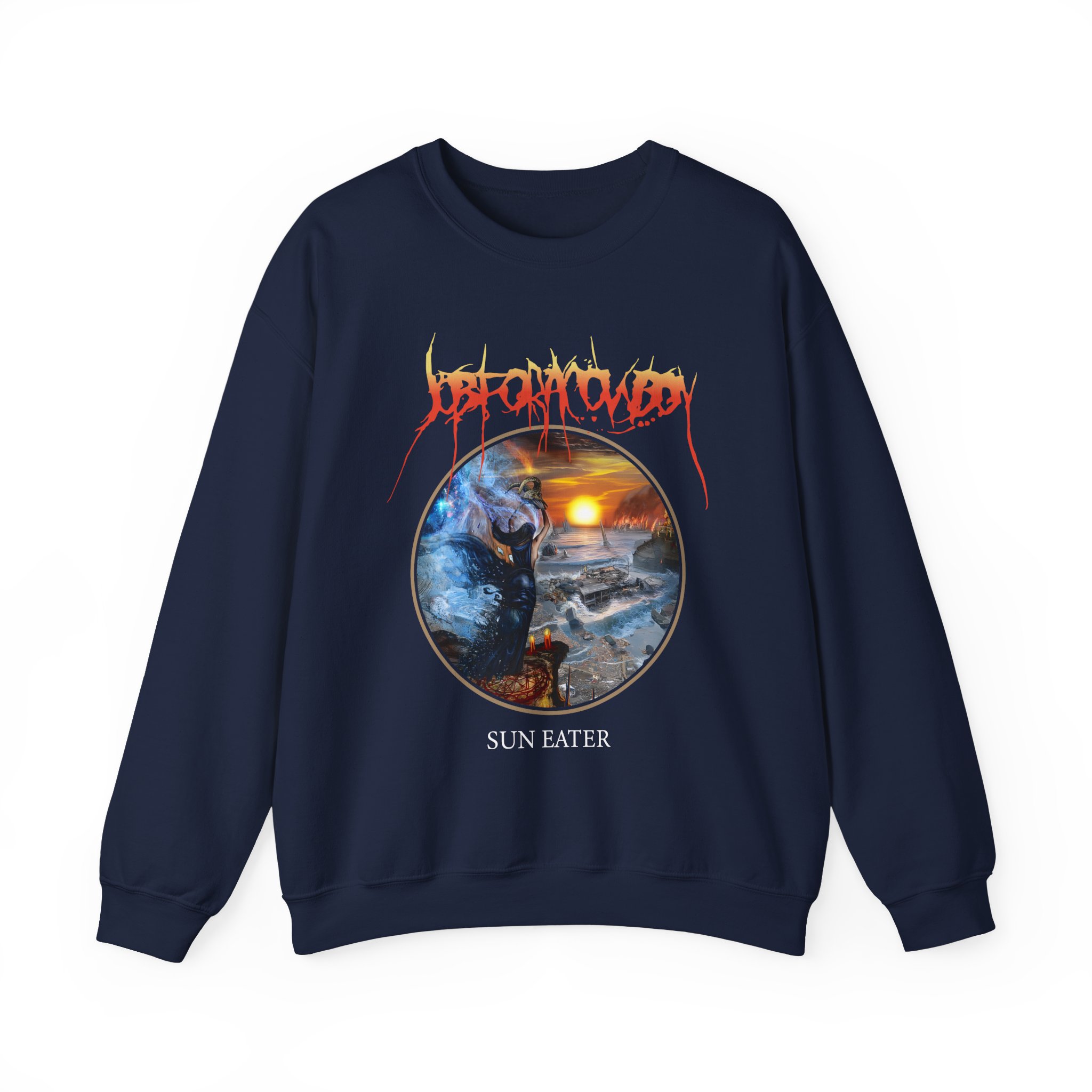 Job for a Cowboy Sun Eater Unisex Heavy Blendâ„¢ Crewneck Sweatshirt