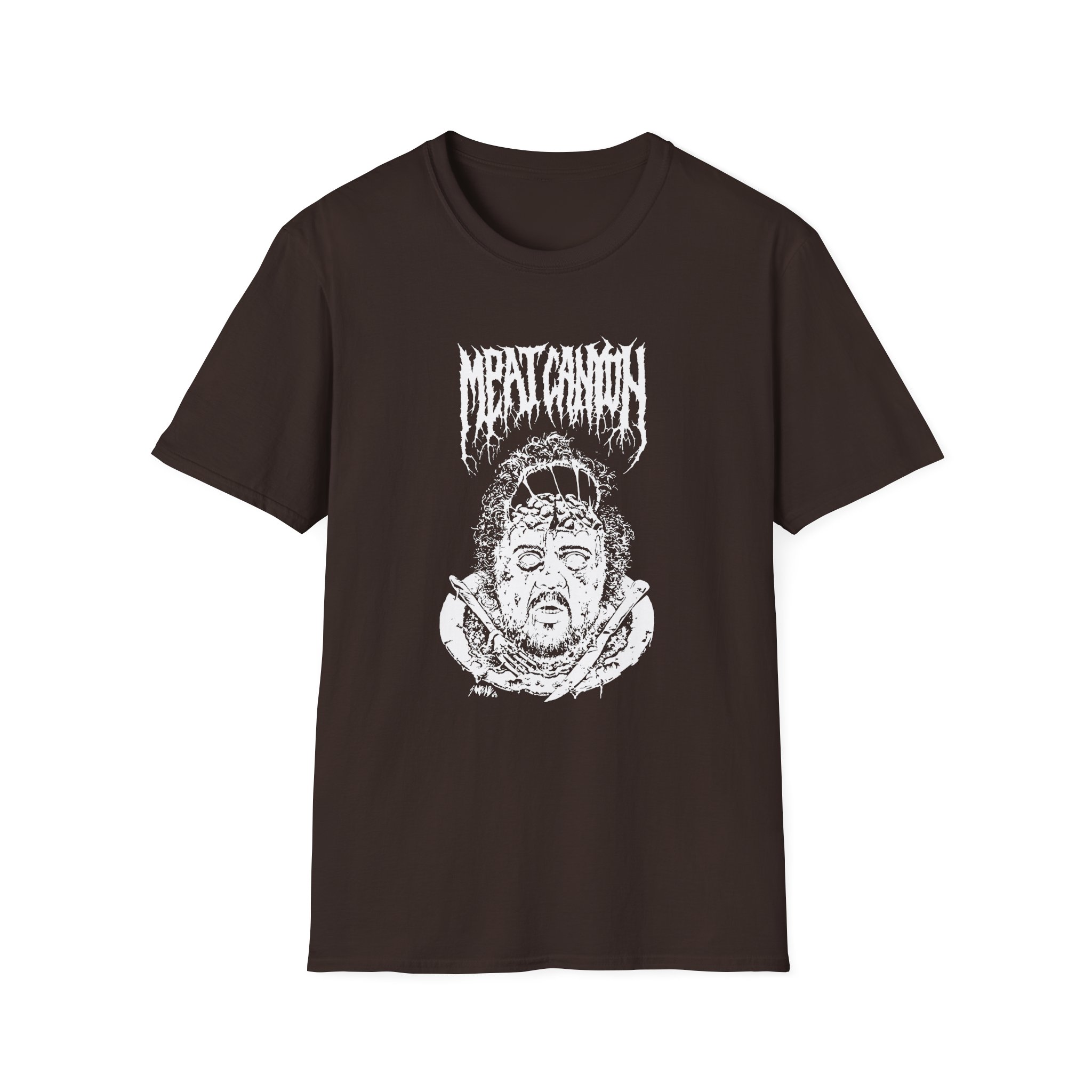 Papa Meat Canyon Brain Food Unisex Softstyle T-Shirt