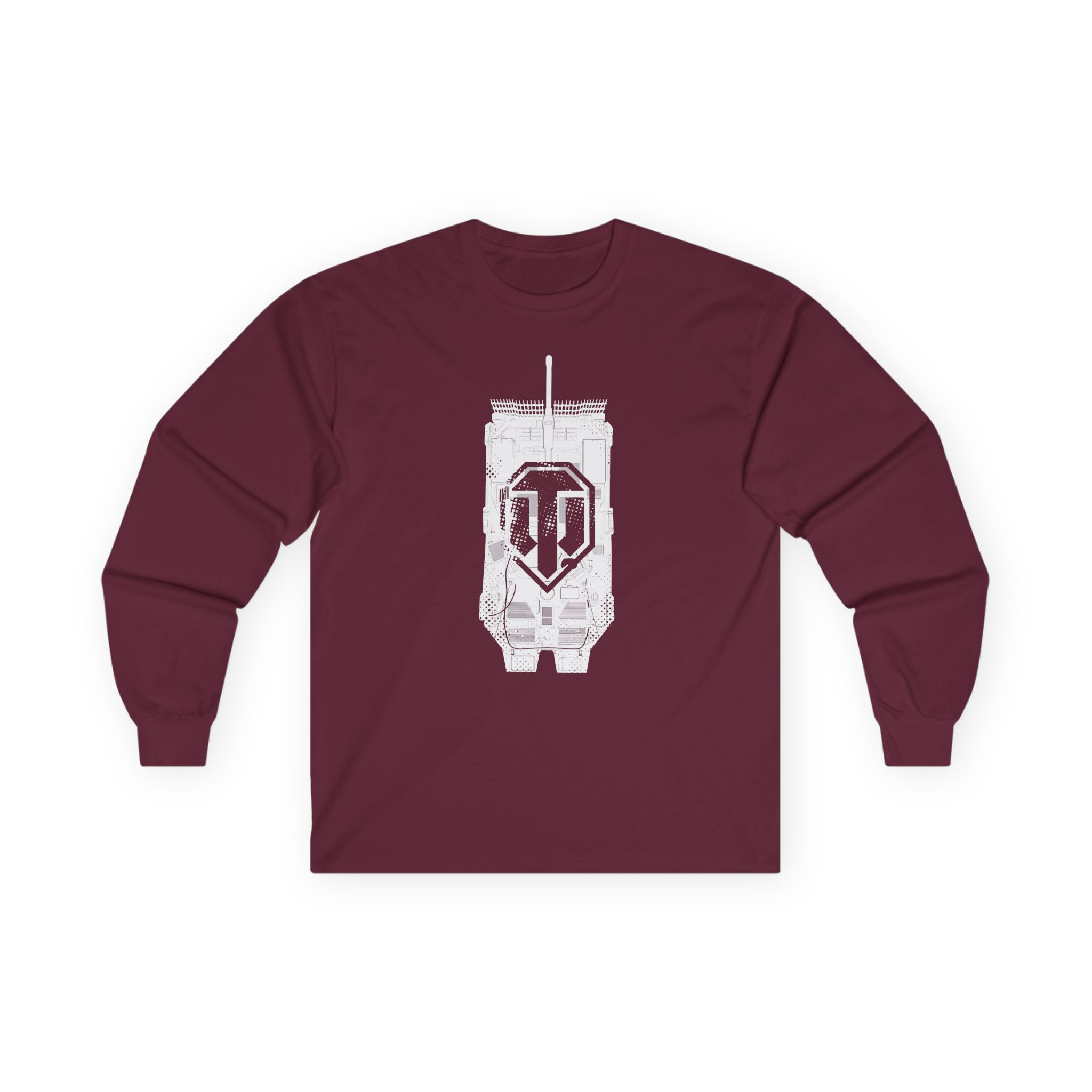 World of Tank Halftone Tank Unisex Ultra Cotton Long Sleeve Tee