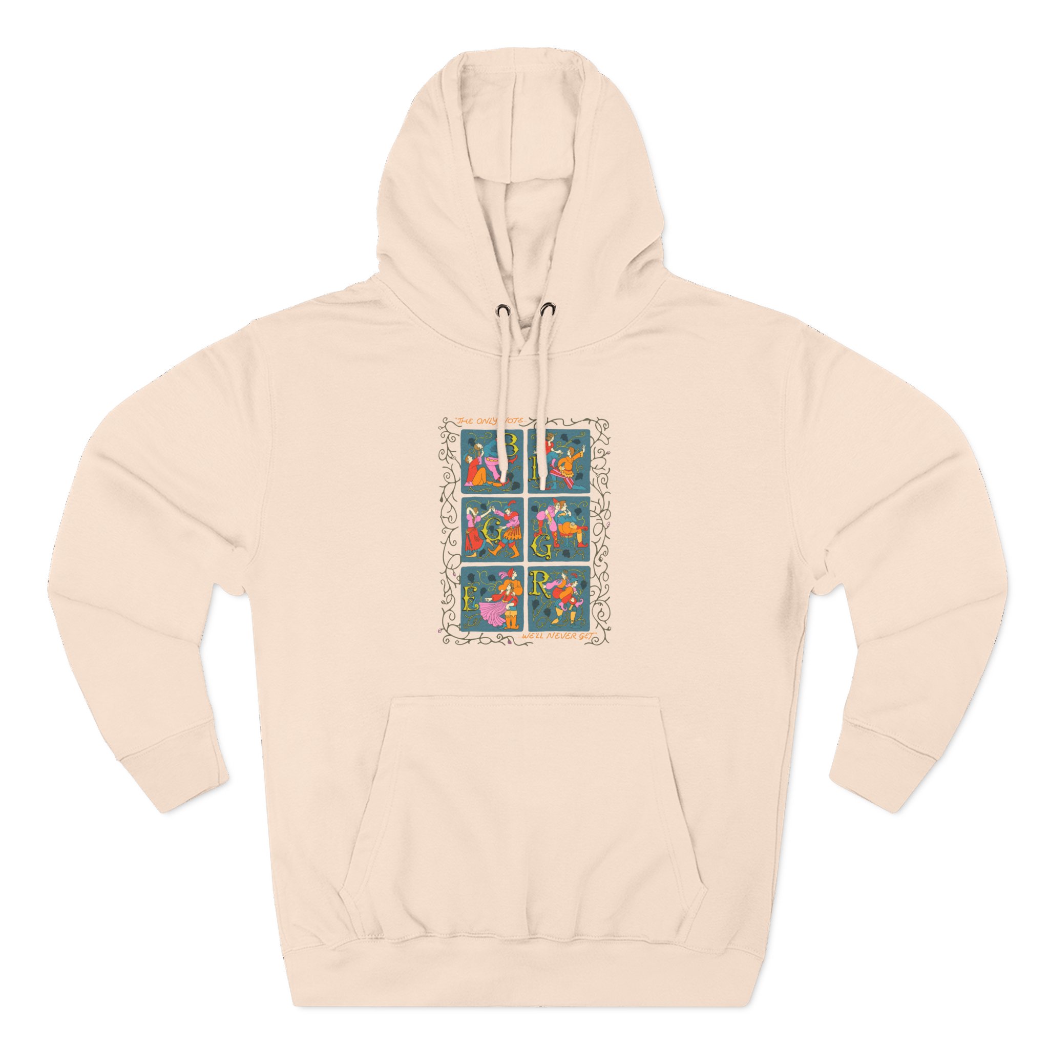 Drawfee Medieval Improvisation Three-Panel Fleece Hoodie