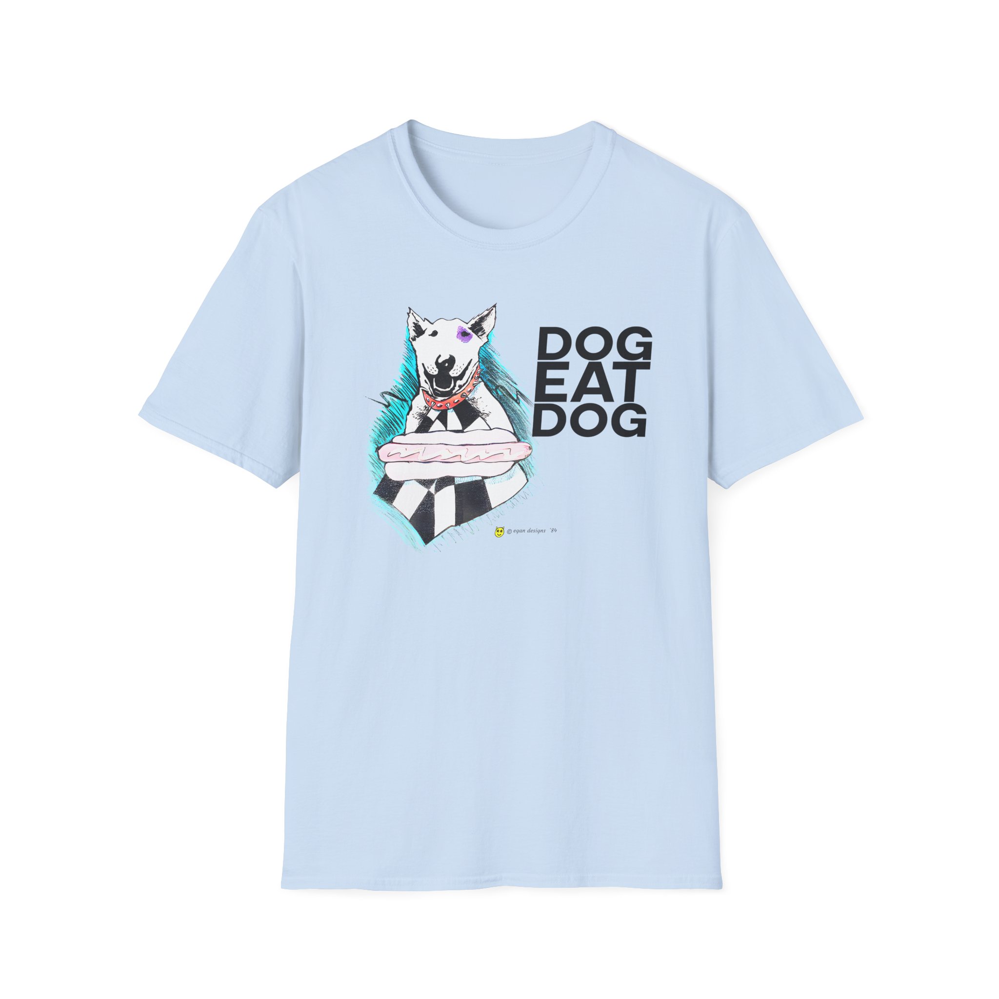Dog Eat Dog Hotdog Unisex Softstyle T-Shirt