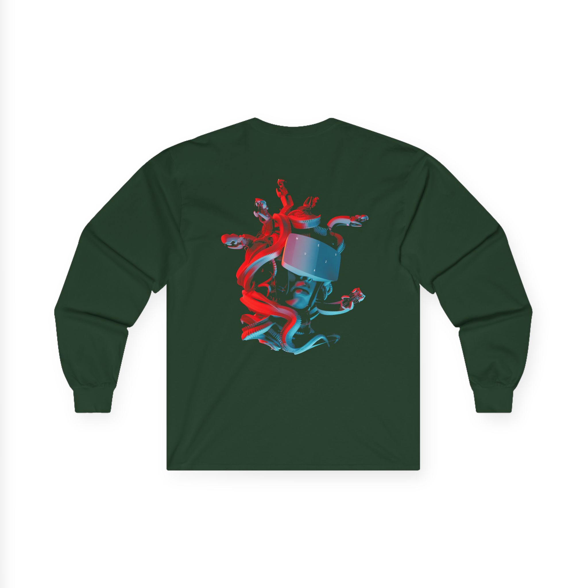 Meduza Multicolour Head Unisex Ultra Cotton Long Sleeve Tee