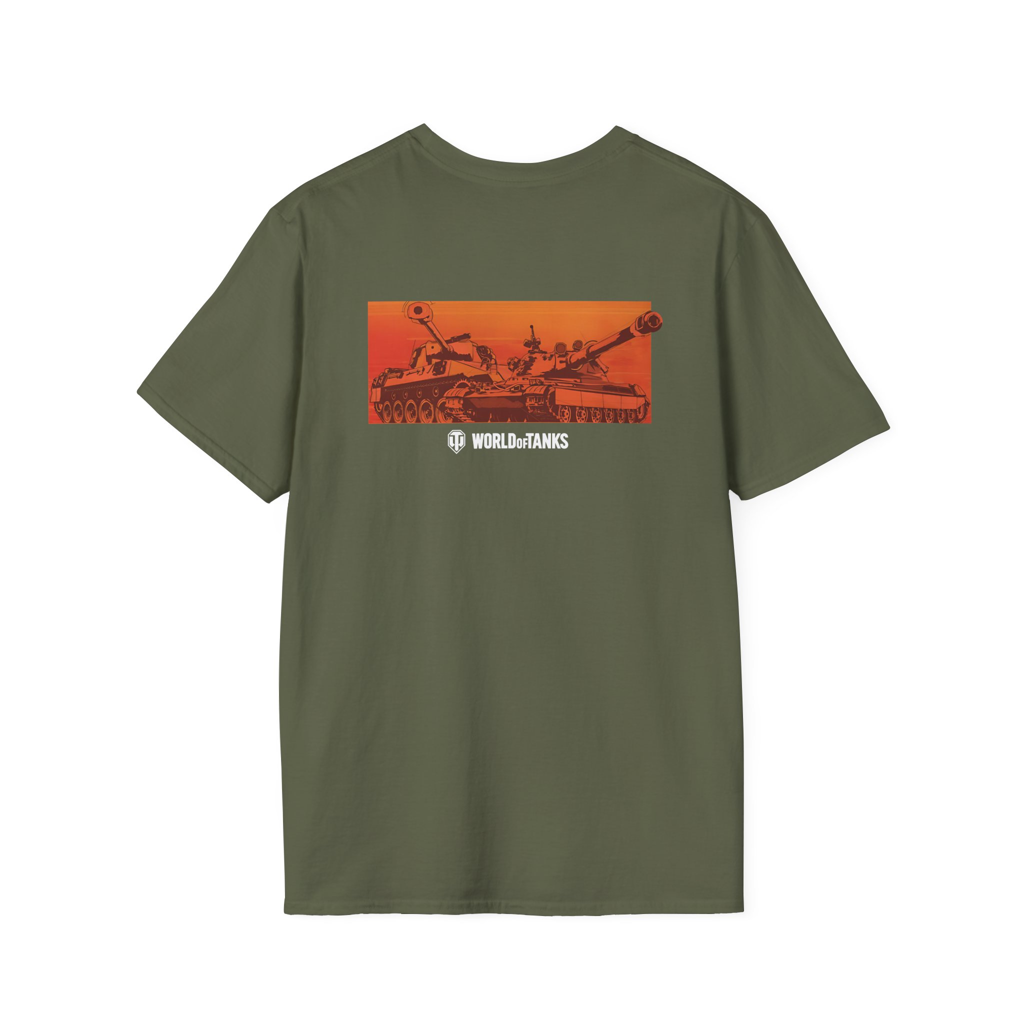 World of Tank Orange Sky Unisex Softstyle T-Shirt