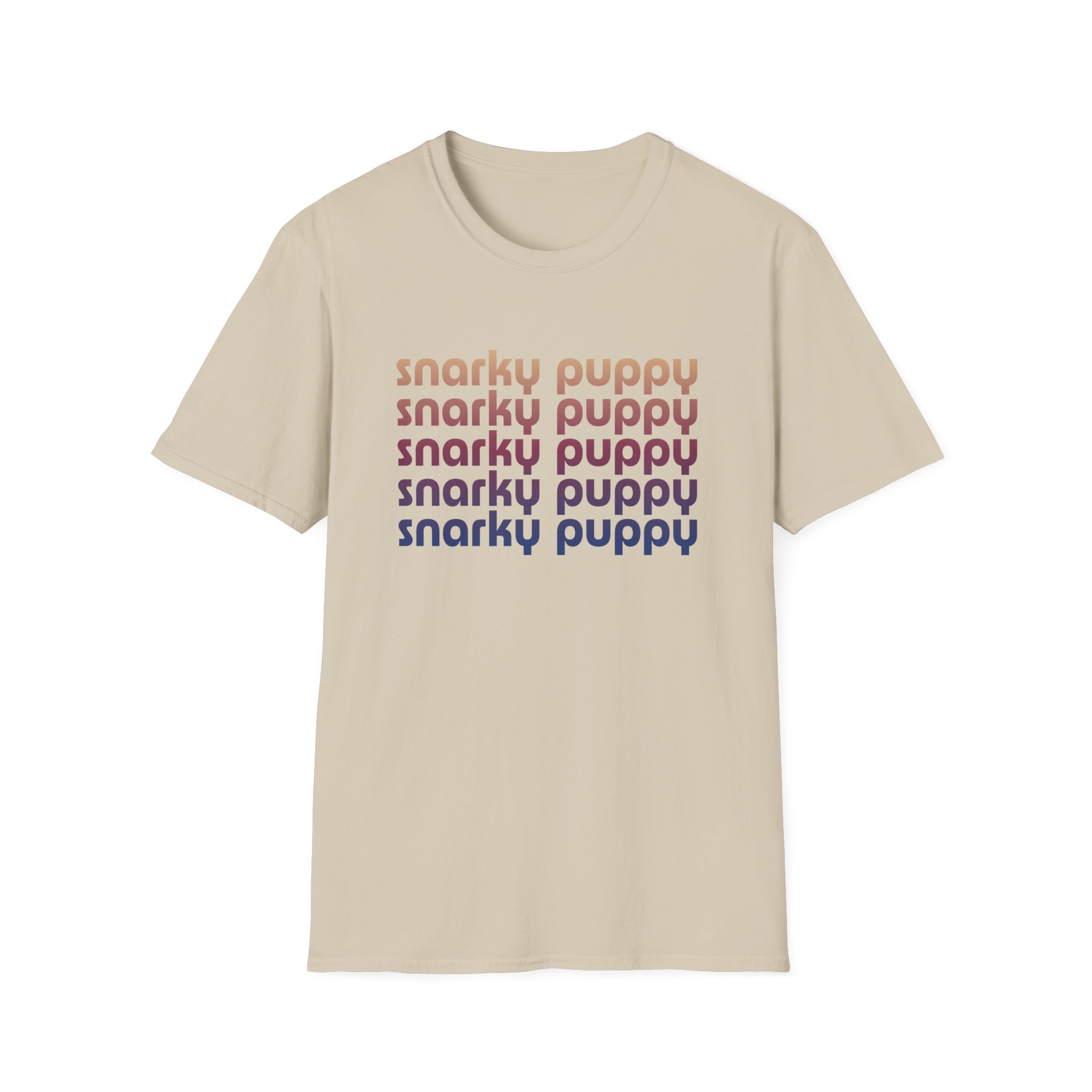 Snarky Puppy Repeating Logo Unisex Softstyle T-shirt